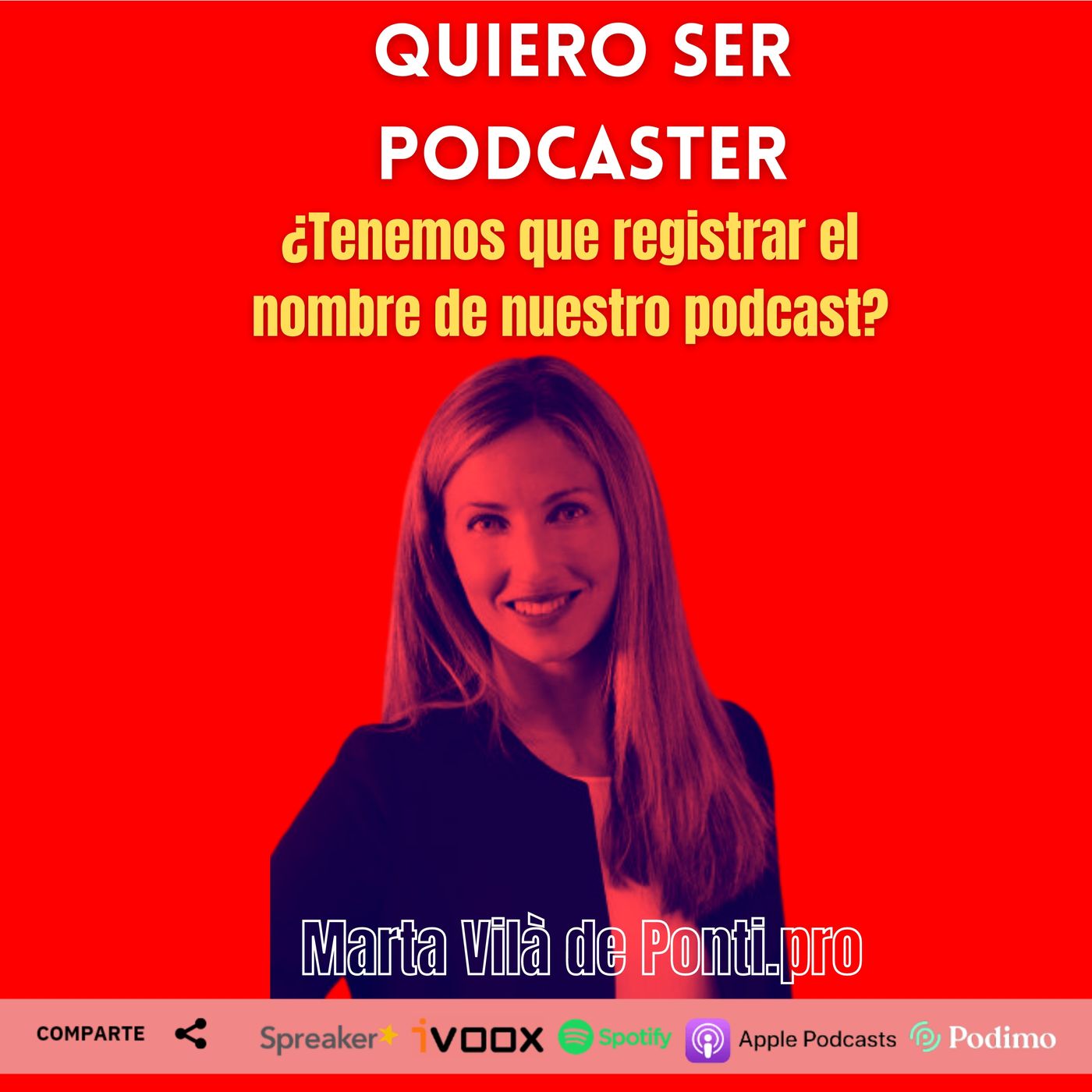 ¿Tenemos que registrar el nombre de nuestro podcast?