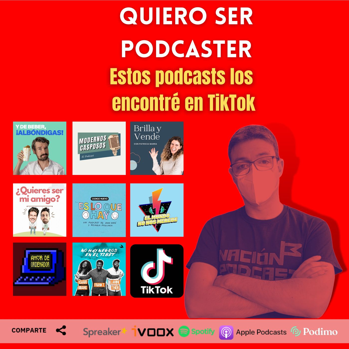 Estos podcasts los encontré en TikTok, ¡ usad TikTok !