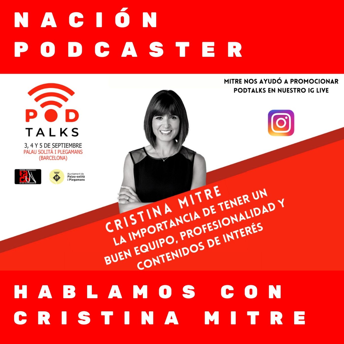 Hablamos con Cristina Mitre sobre podcasting y sobre tener un buen equipo de personas @cristinamitre