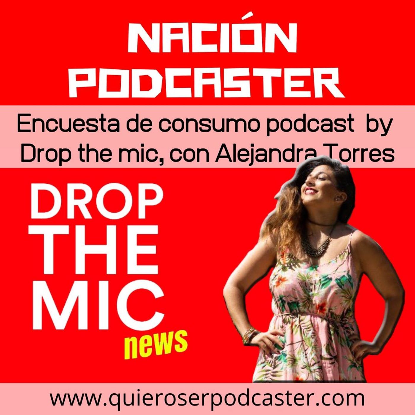 Encuesta de consumo podcast by Drop The Mic, con Alejandra Torres @lachicatowers @dropthemicarg