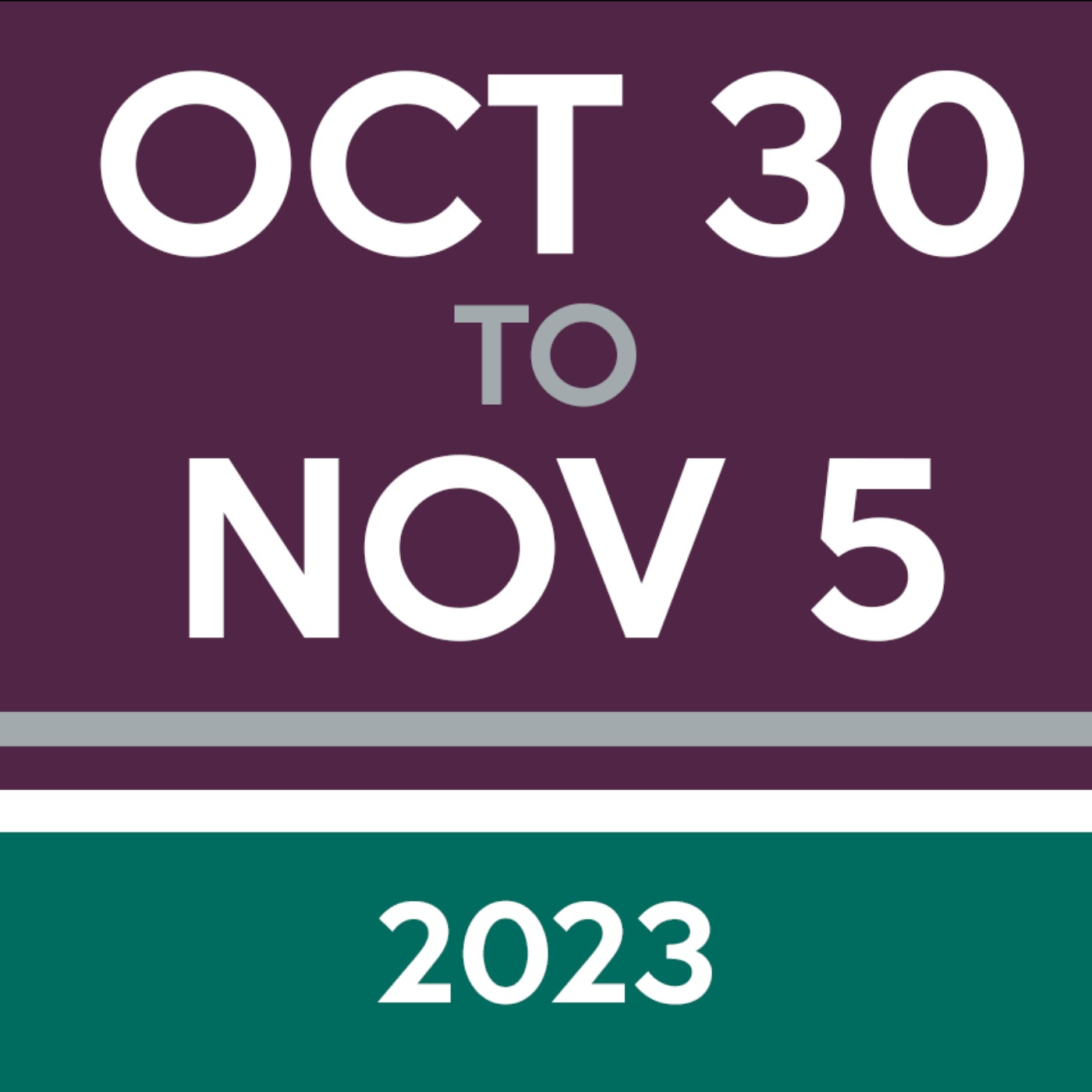 Week 44: Oct 30th to Nov 5th, 2023