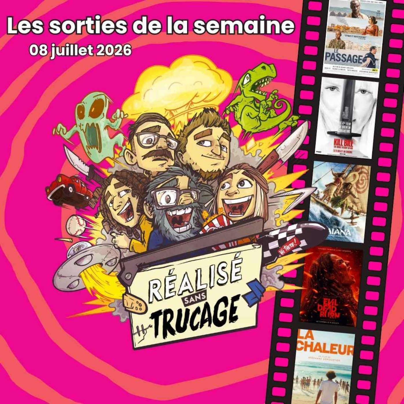 🌊 VAIANA, EVIL DEAD BURN, KILL BILL, LE PASSAGE & LA CHALEUR 🥵 — Réalisé Sans Trucage