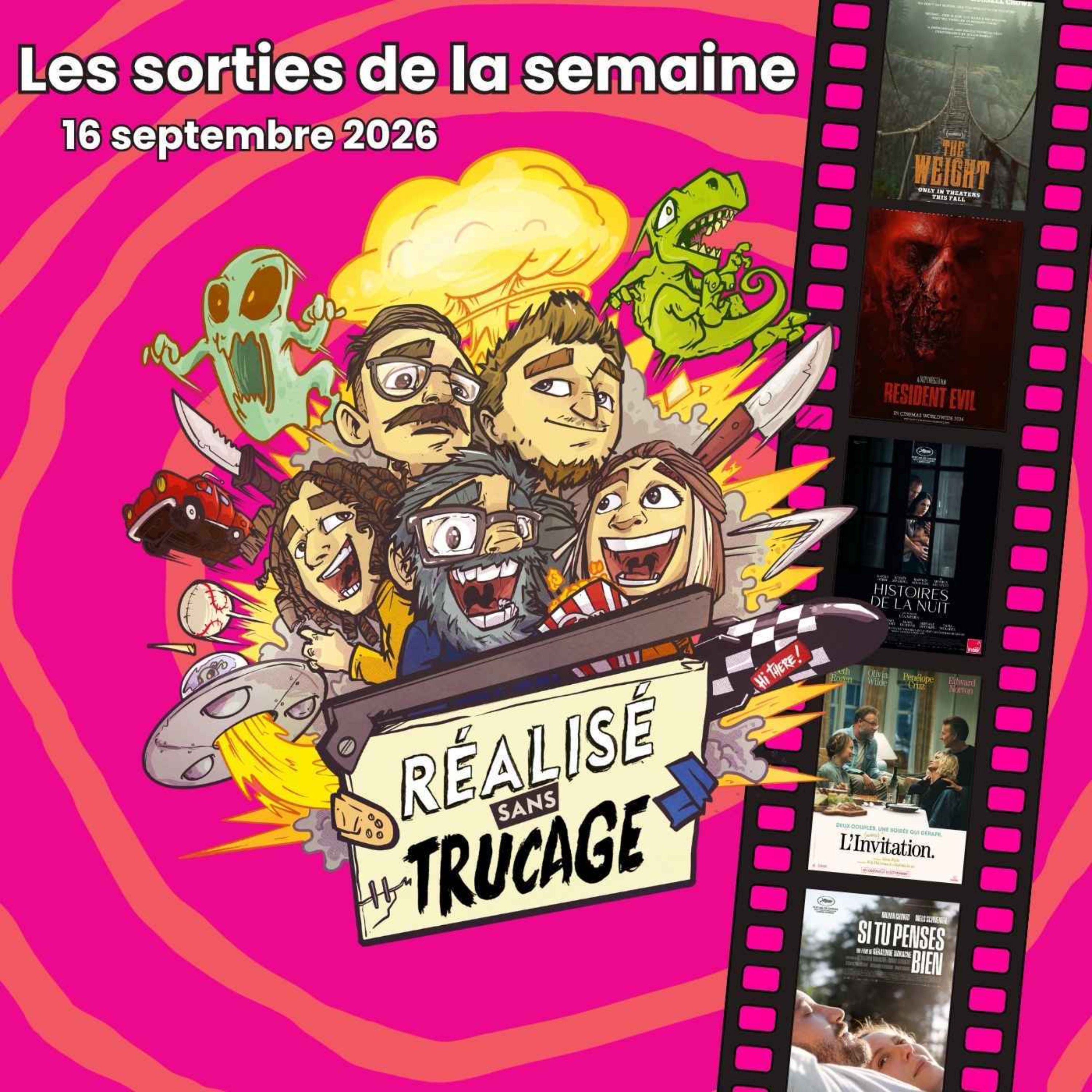 🧟♂️ RESIDENT EVIL, L'INVITATION, HISTOIRES DE LA NUIT & SI TU PENSES BIEN 🖤 — RÉALISÉ SANS TRUCAGE
