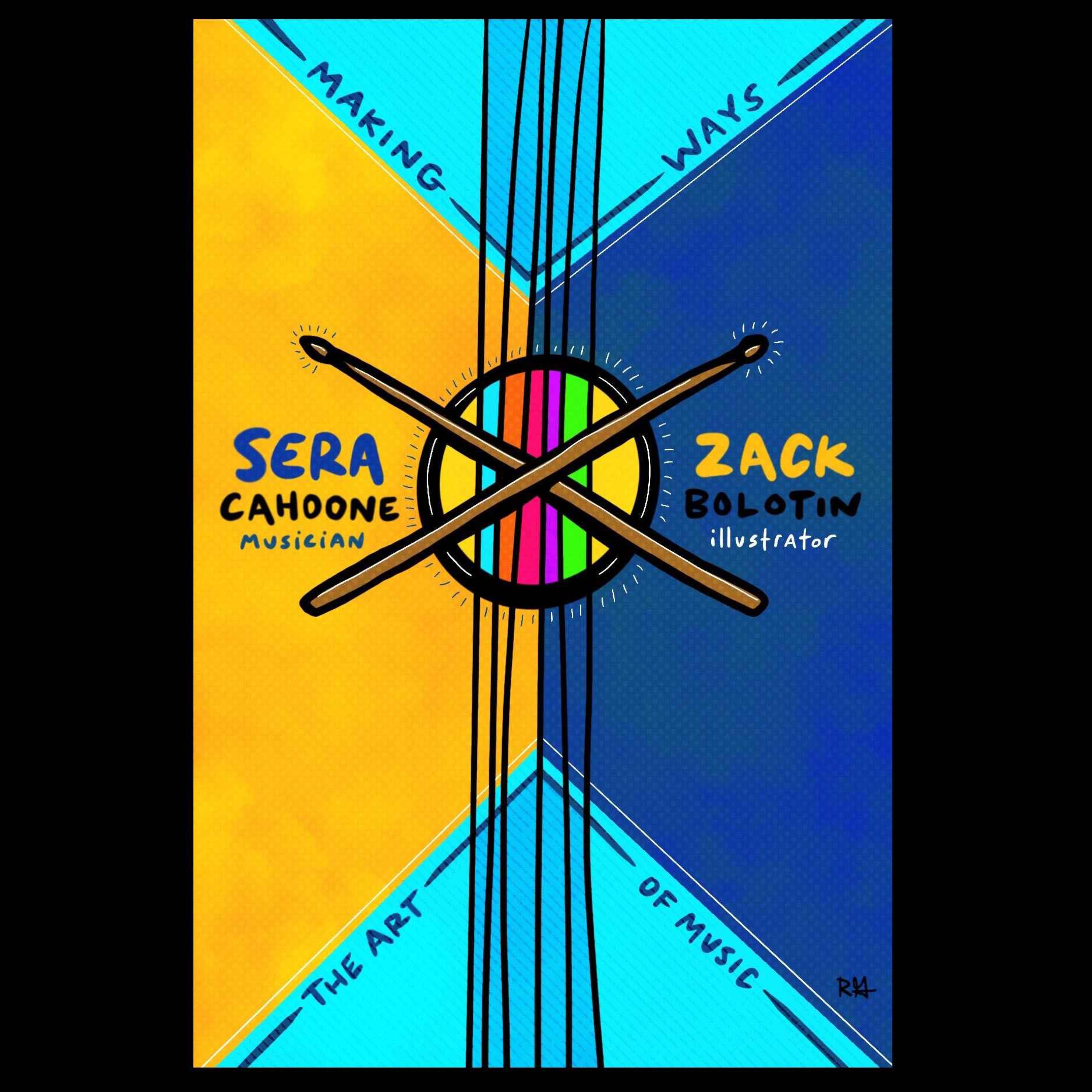Zack and Sera: The Art of Sera Cahoone with illustrator Zack Bolotin
