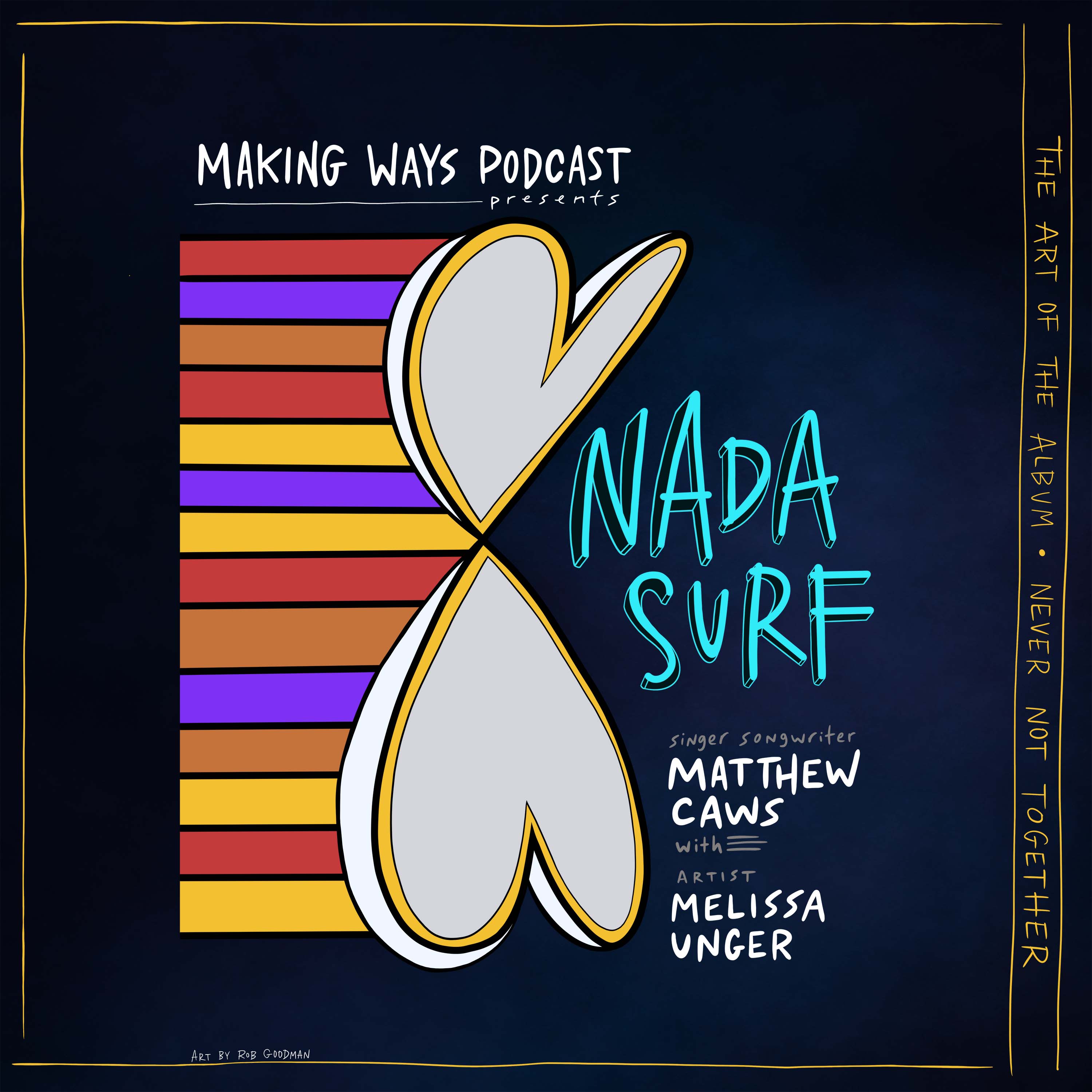 Nada Surf with Matthew Caws and artist Melissa Unger