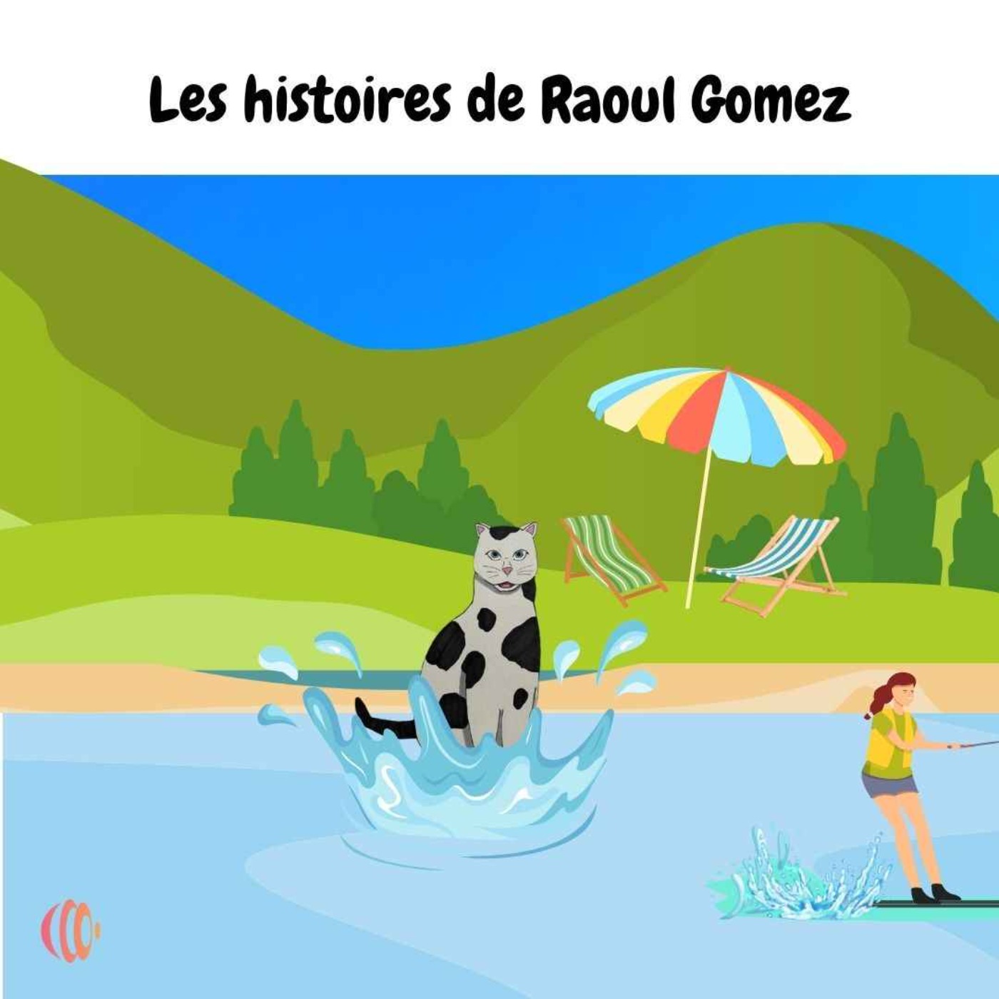 Raoul Gomez fait du ski nautique