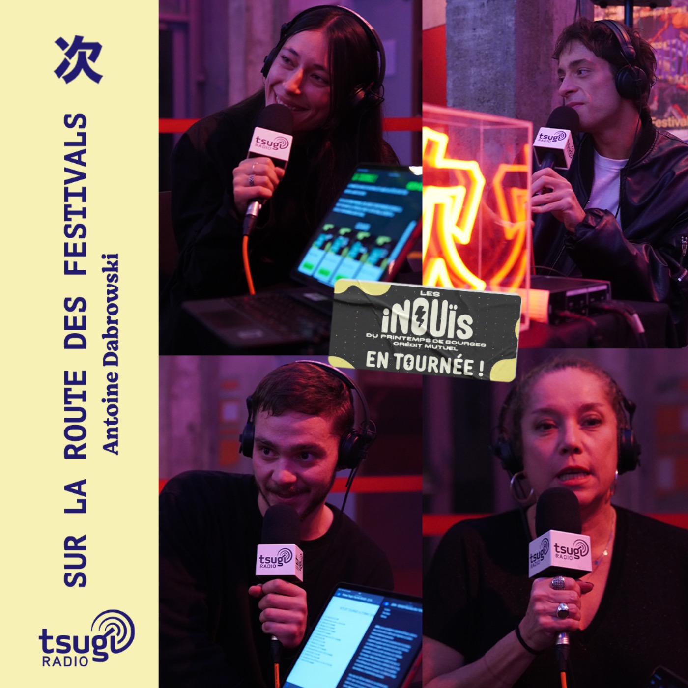 La tournée des Inouïs en direct de Stereolux avec Noor, Marius & Jean