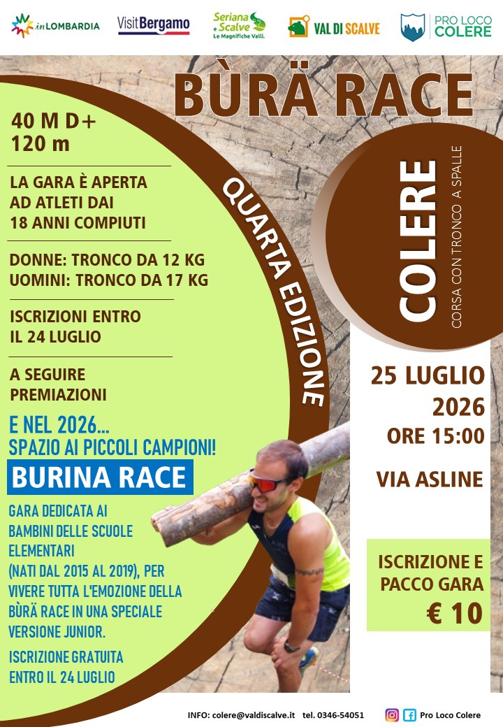 Bura race, Burina race, Una giornata un Po' Lenta,... Arriva un mese pieno di eventi a Colere episode artwork