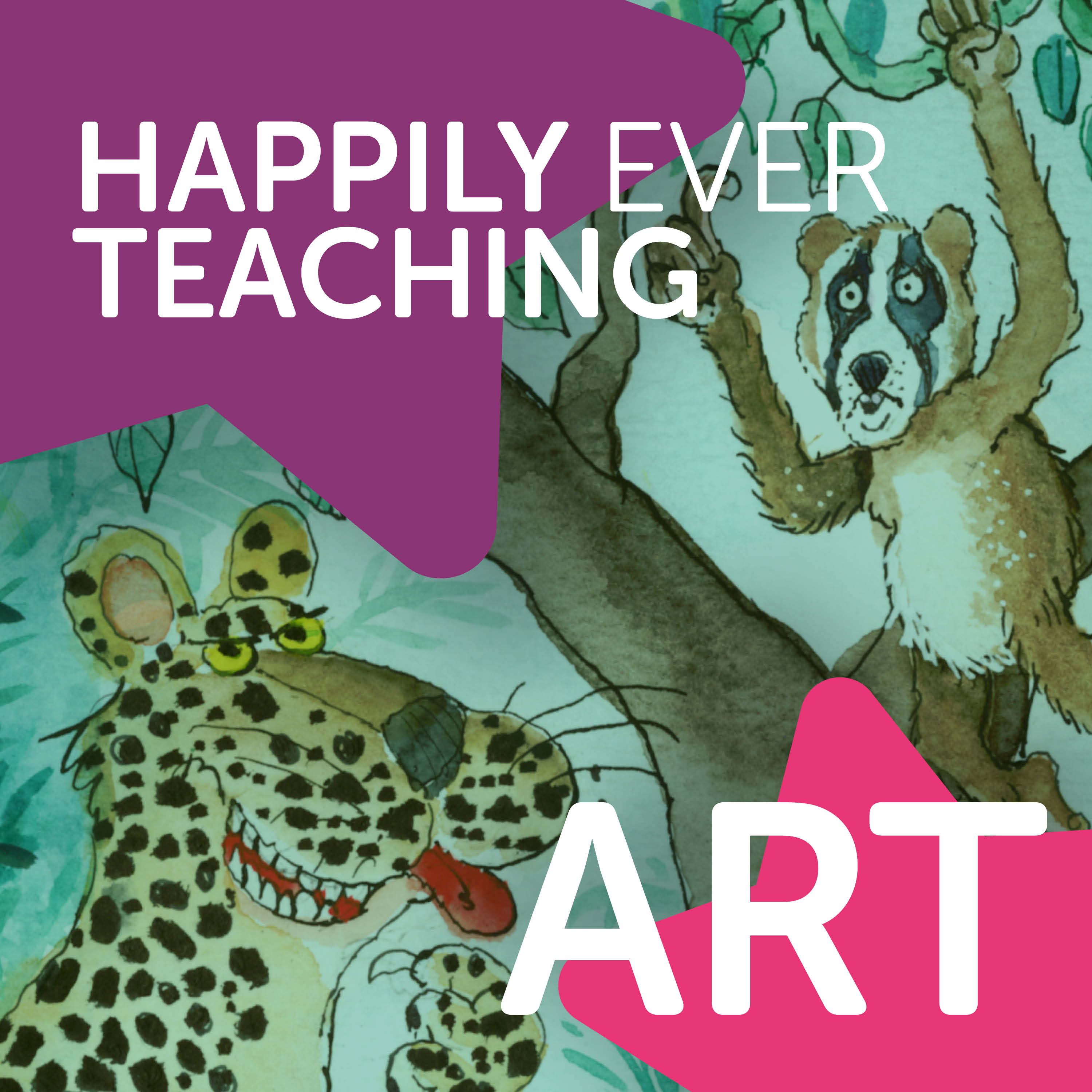 Teach Art with a jungle story