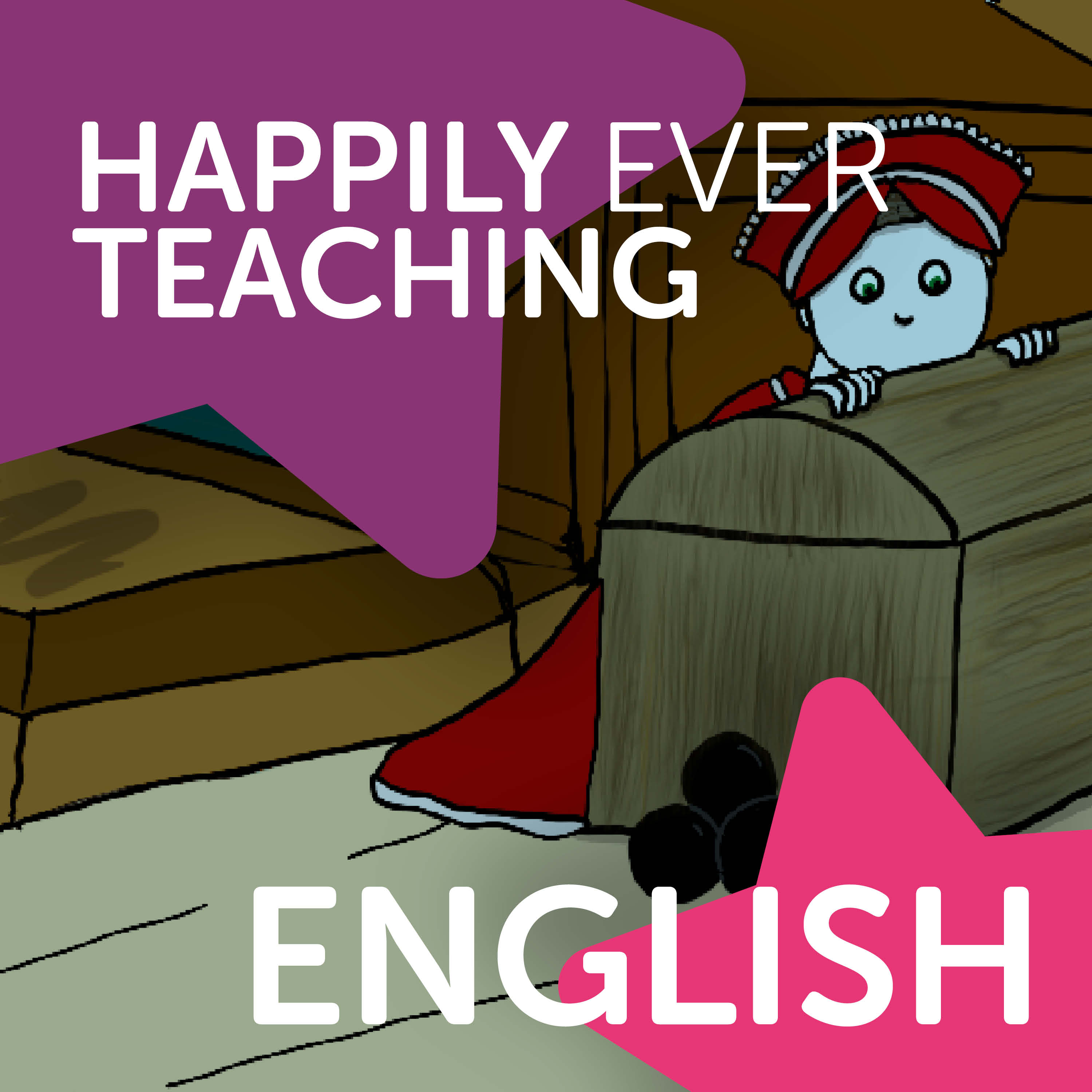 Teach English with a pirate and a mermaid