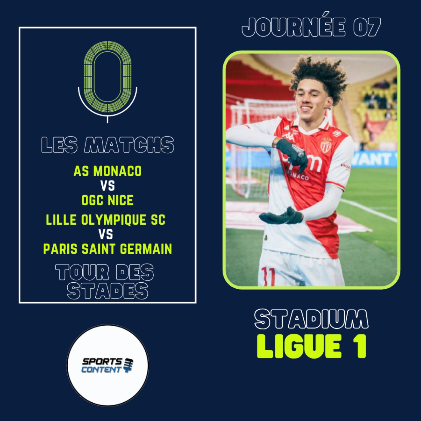 Journée 07 : du foot du Sud au Nord!
