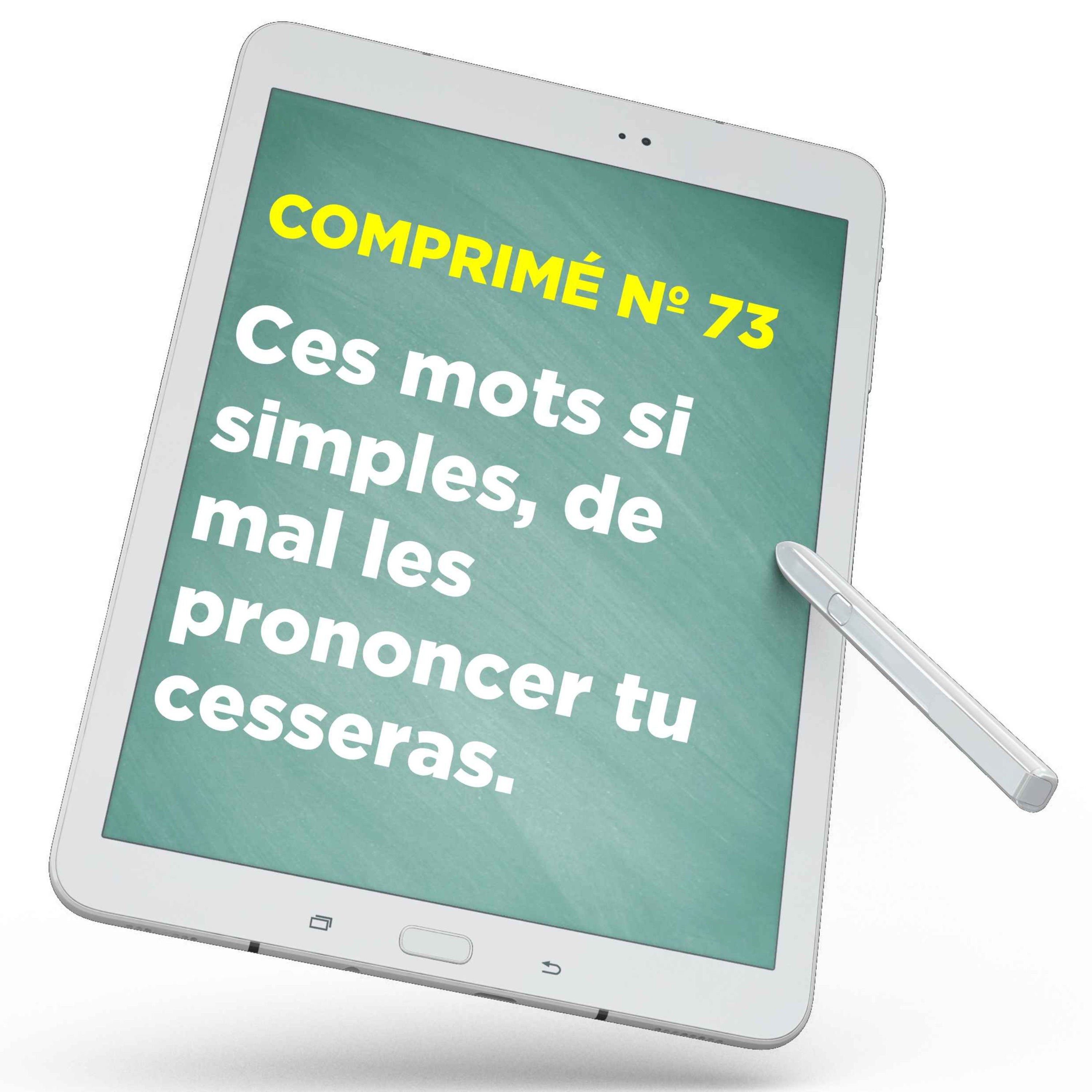 Ces mots si simples, de mal les prononcer tu cesseras.