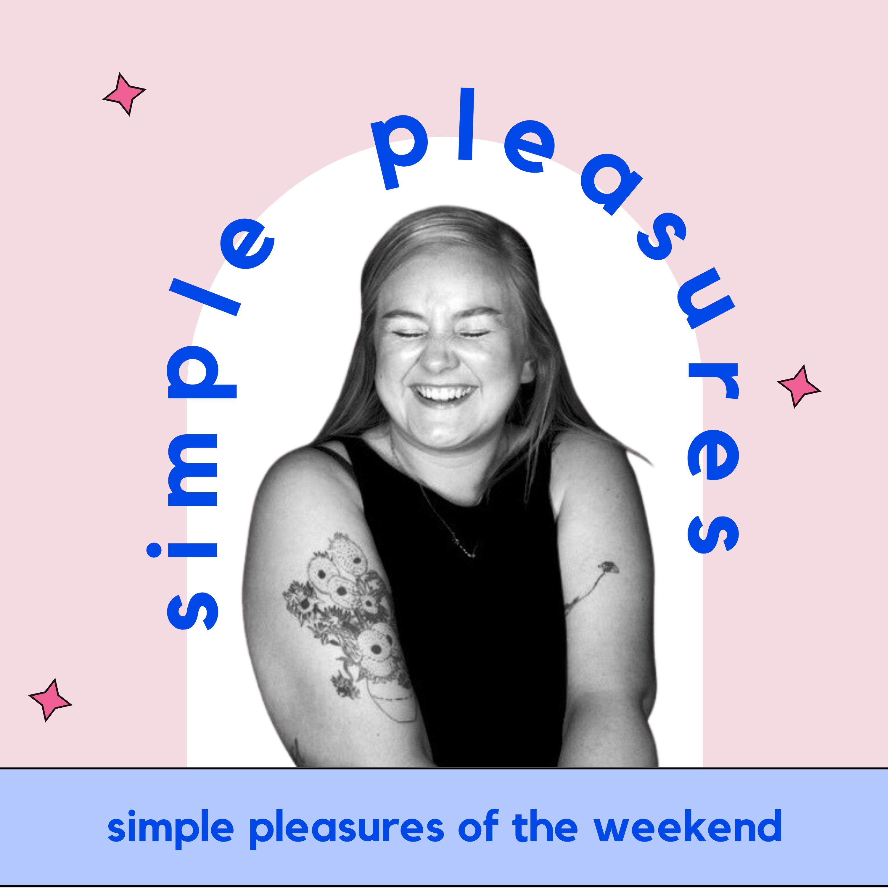 cover art for simple pleasures of the weekend
