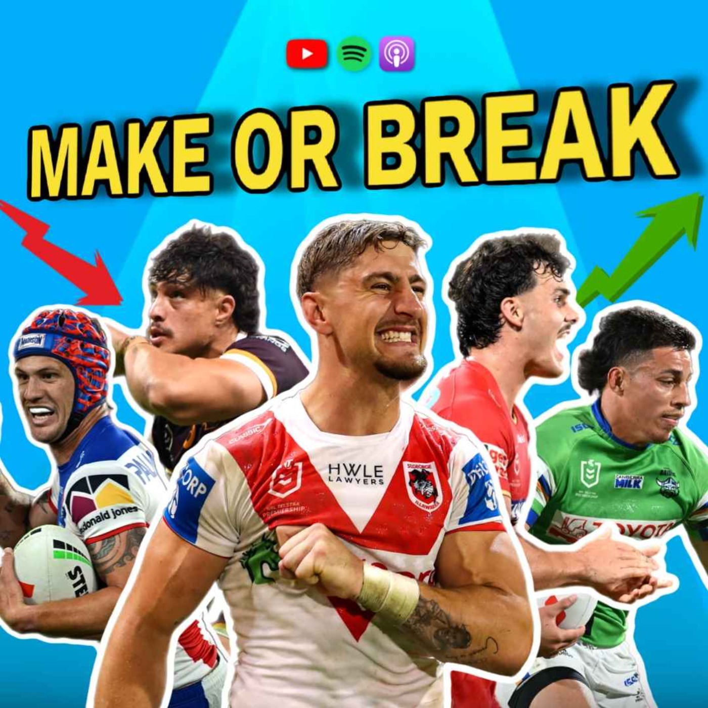 Make or Break, NRL Round 26 Preview, Centre of the Year?, SJ's Last Dance & Double Chilli Forfeit