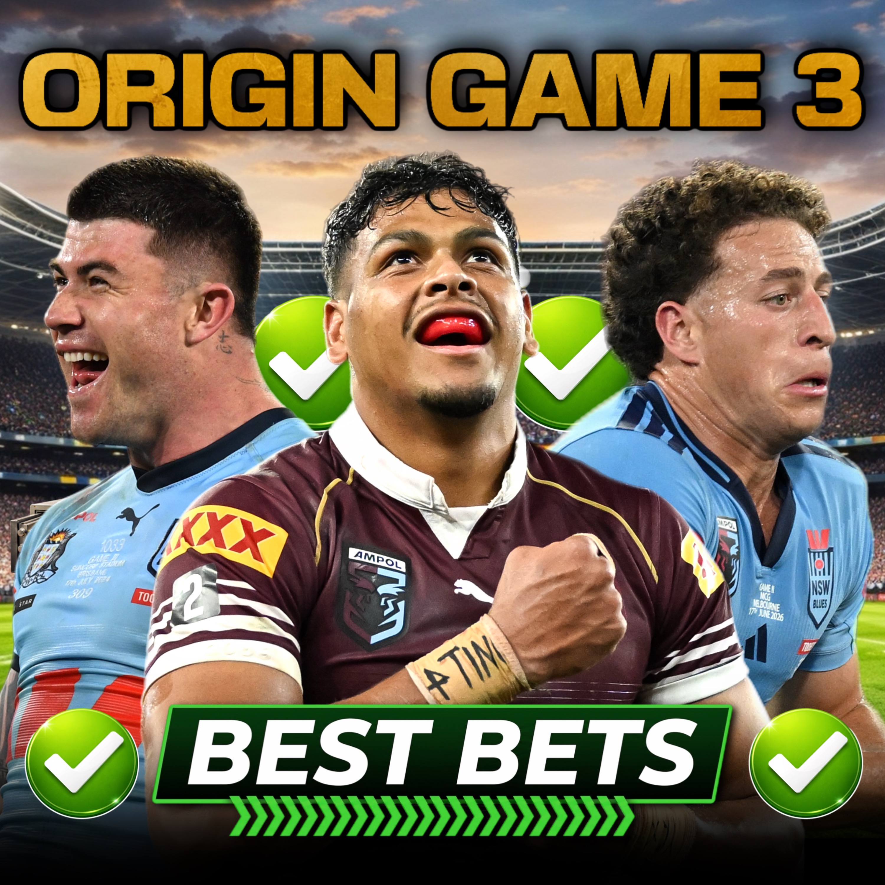 NRL State Of Origin Game 3 Preview: Best Bets, MOTM & Predictions episode artwork