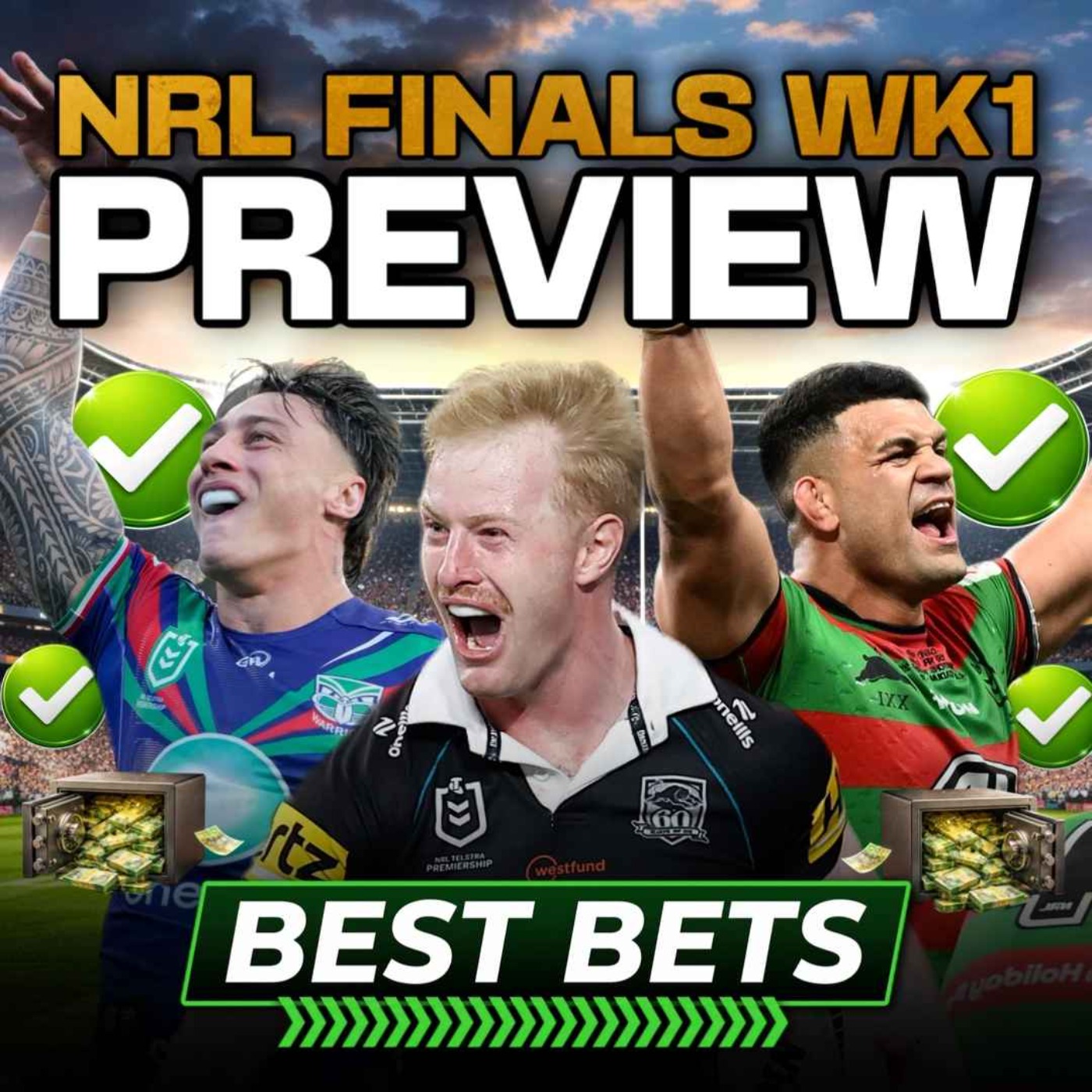 NRL Finals Week 1 Tips & Predictions: Best Bets & Tryscorer Picks episode artwork