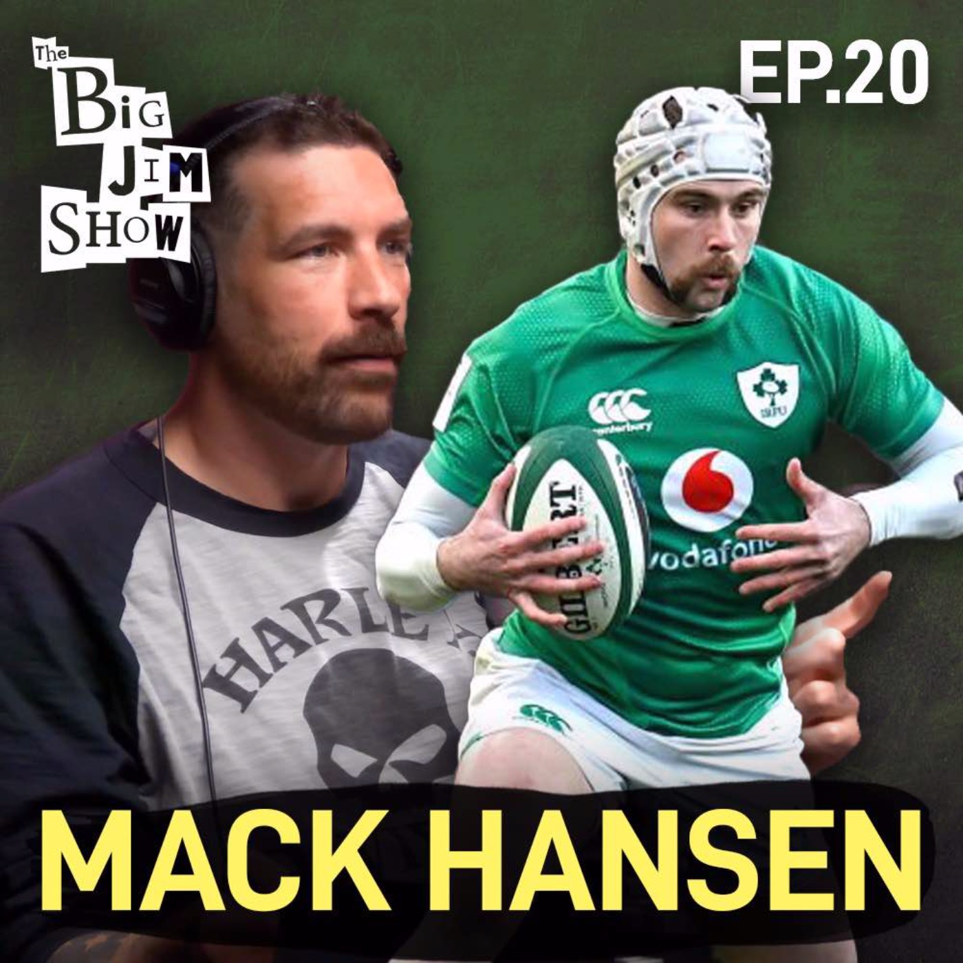 cover art for Mack Hansen: Andy Farrell's hairdryer, tattoos, refereeing controversies & World Cup quest