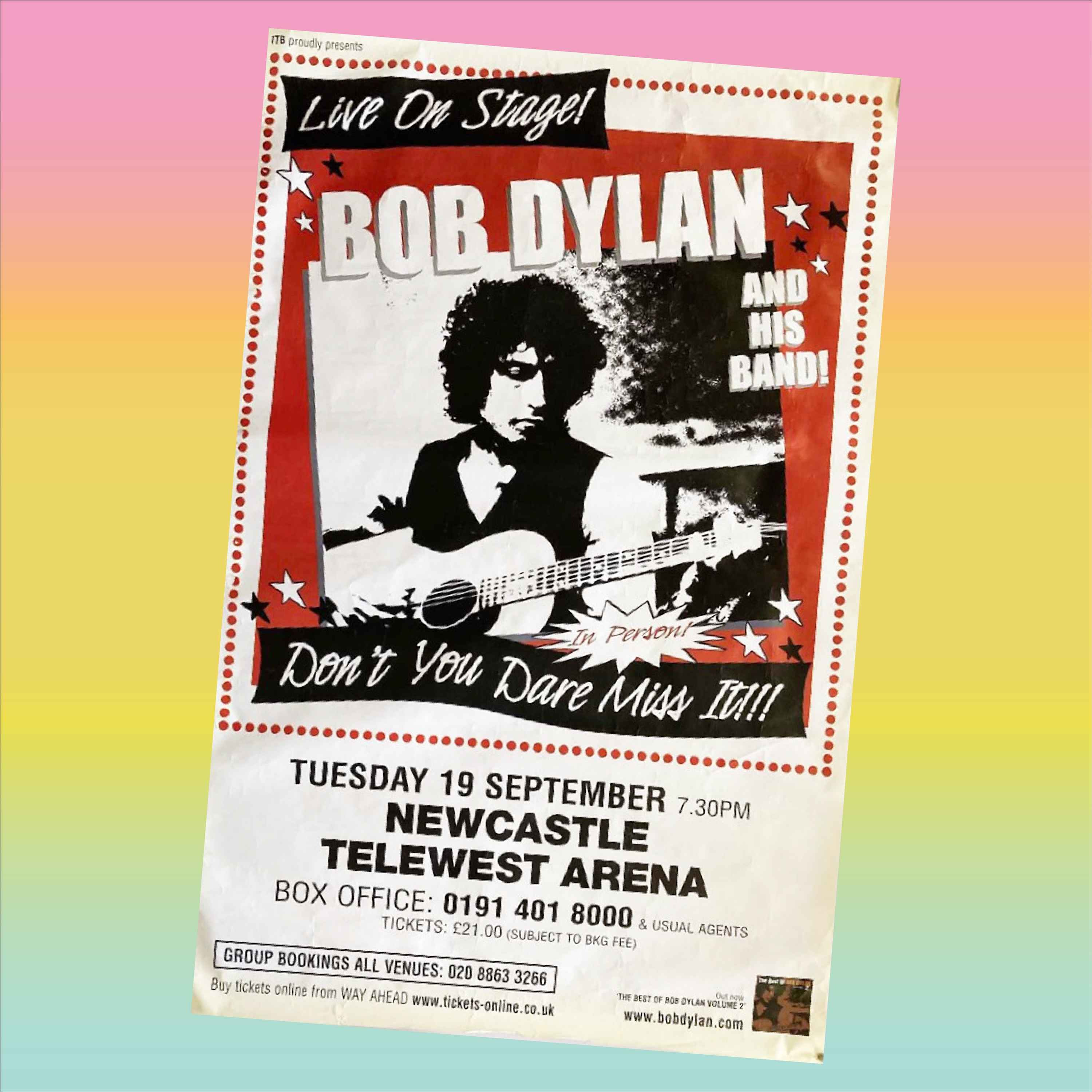 Teaser // NES 070: Bob Dylan LIVE, 9/19/00 with Ray Padgett