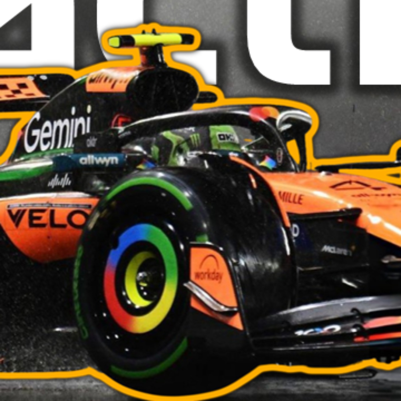 Lando Norris Leads A WET &  CHAOTIC Qualifying! | Las Vegas GP F1 Qualifying Reaction episode artwork