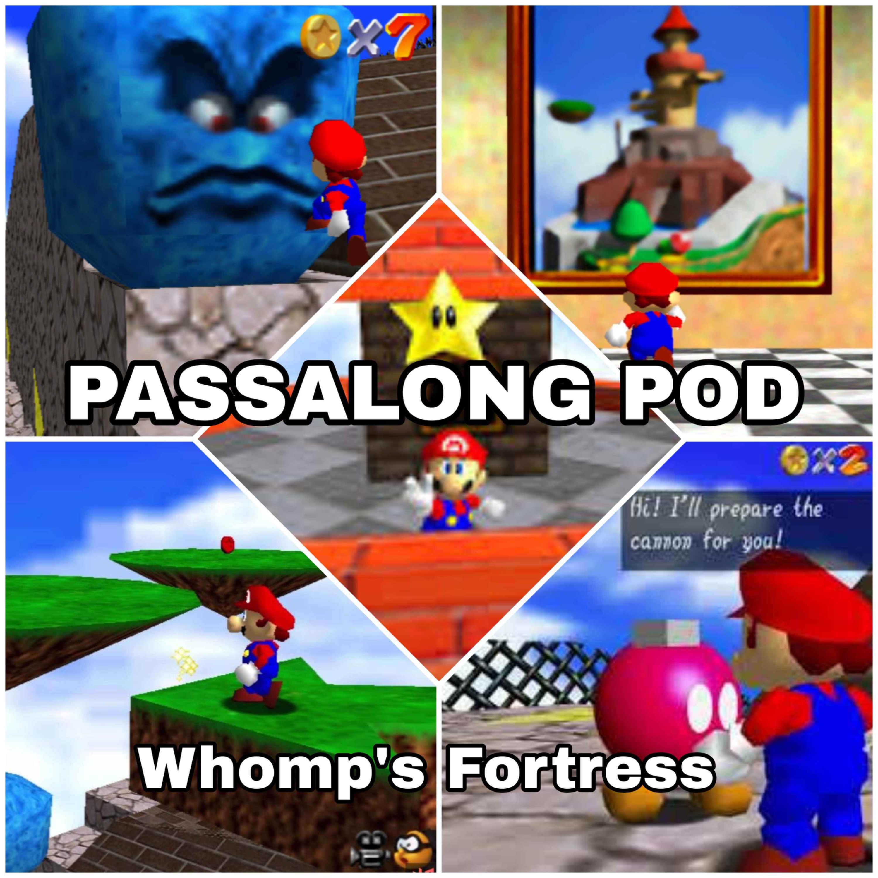 Mario 64 Part 2: Whomp's Fortress episode artwork