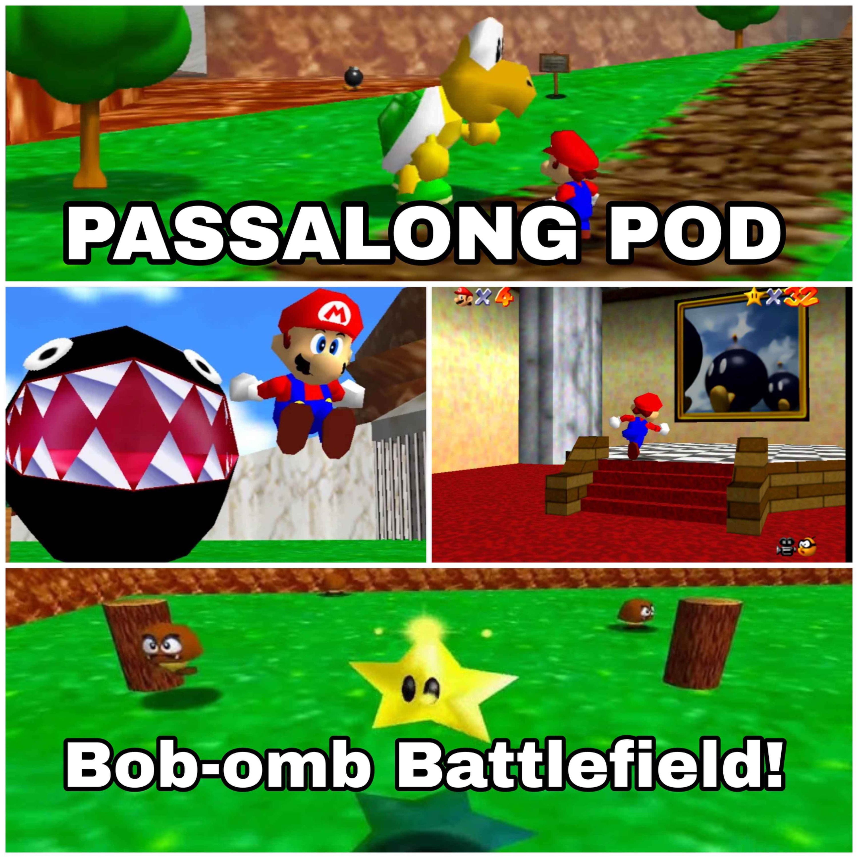Mario 64 Part 1: Bob-omb Battlefield episode artwork
