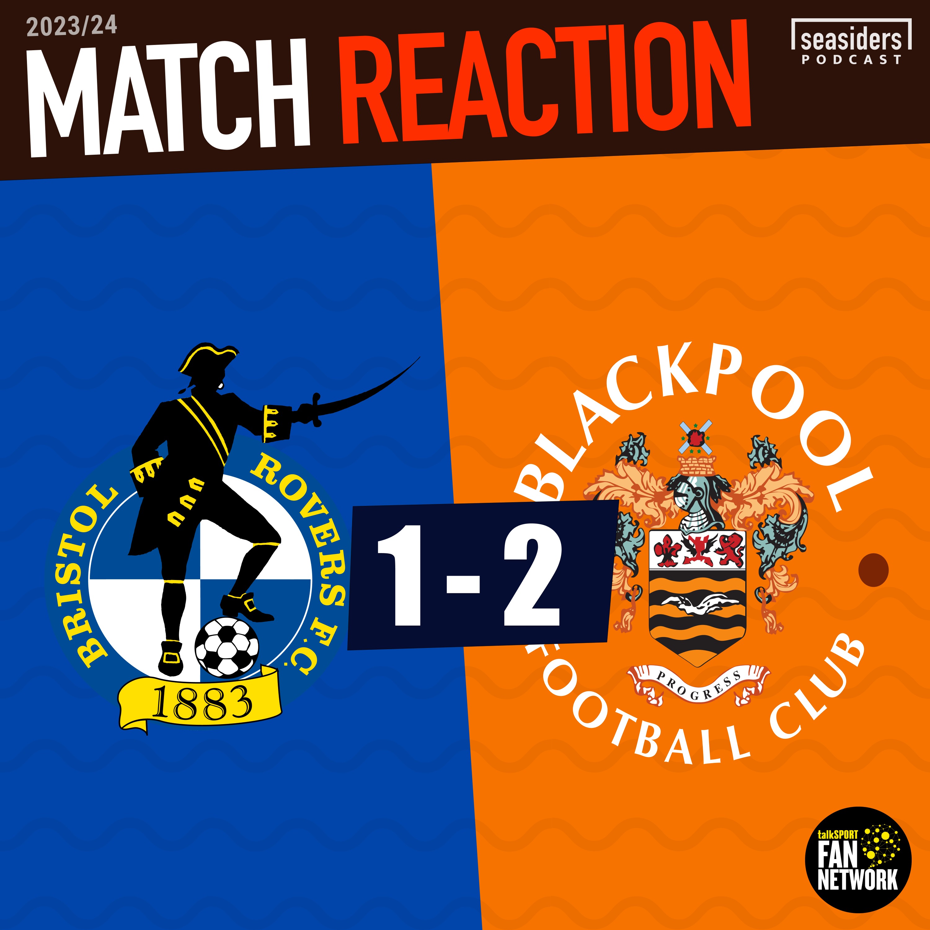 cover art for Bristol Rovers 1 - Blackpool 2 : REACTION