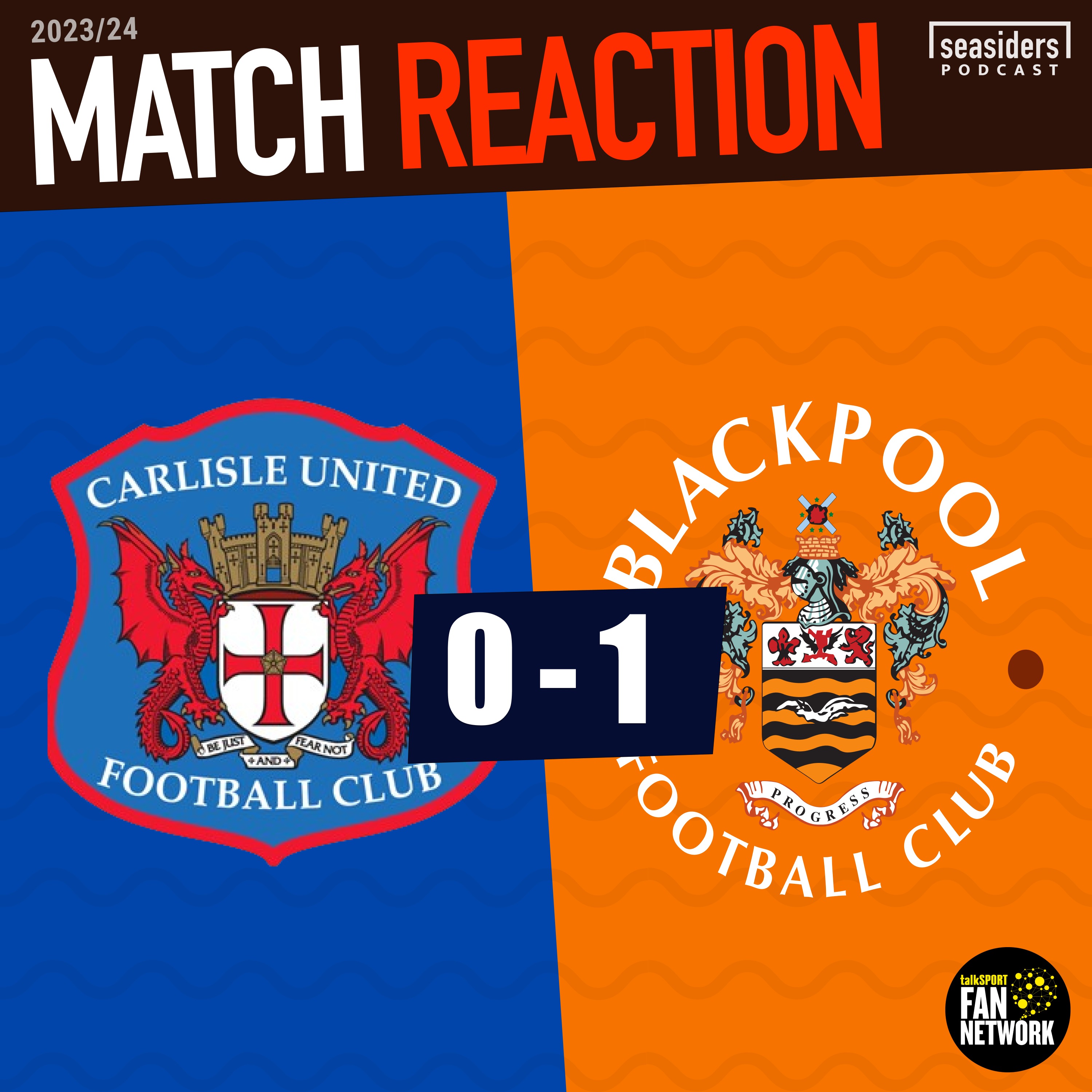 cover art for Carlisle 0 - Blackpool 1 : REACTION