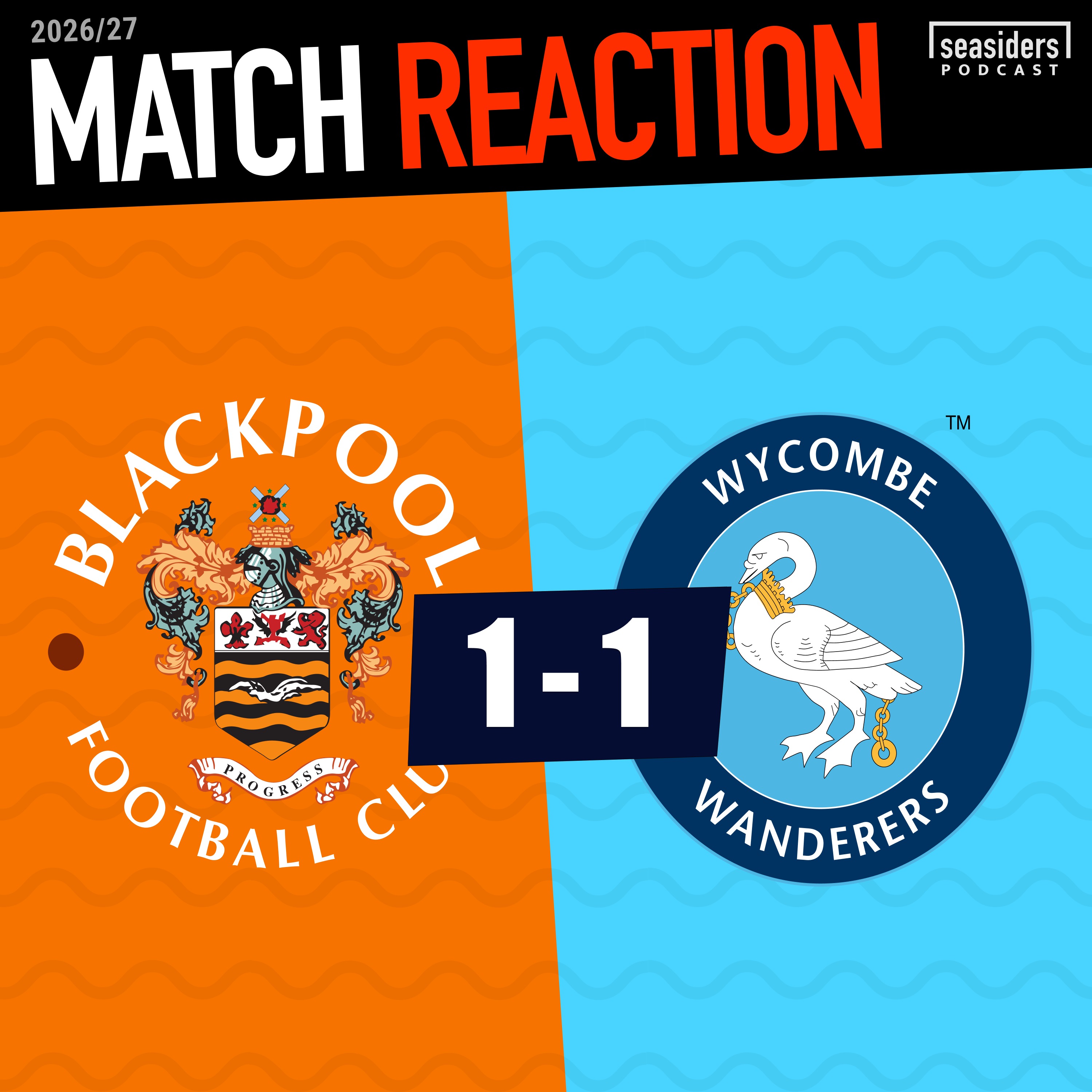 Blackpool 1-1 Wycombe : REACTION episode artwork