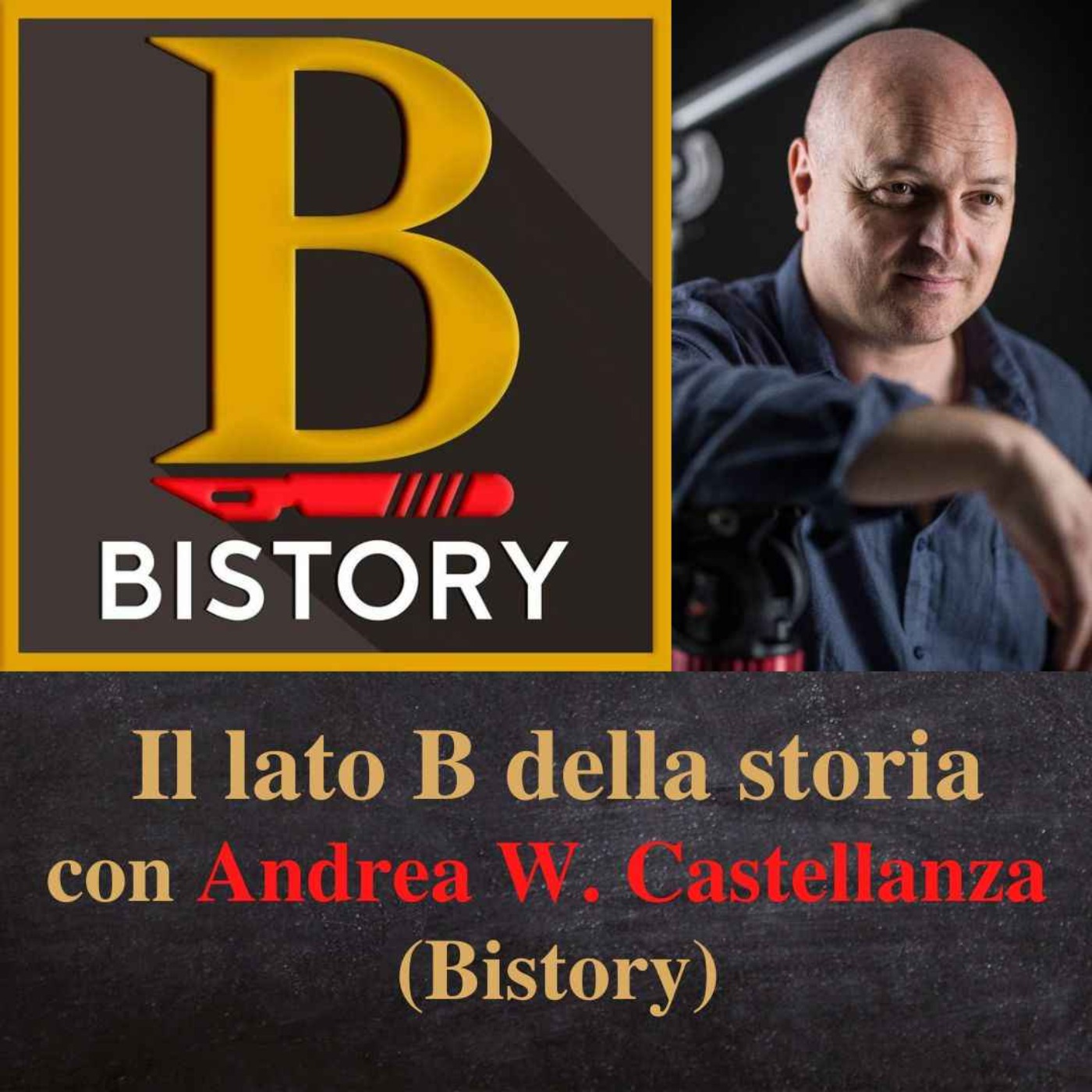 Il lato B della storia, con Andrea W. Castellanza (Bistory) - podcast episode cover