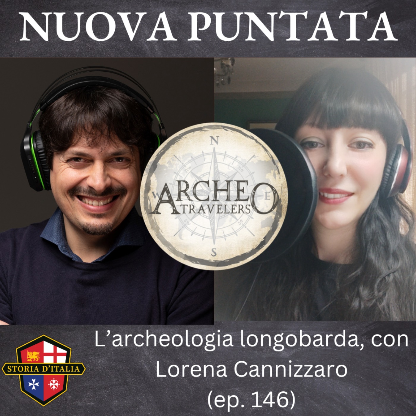 cover art for L'archeologia longobarda, con Lorena Cannizzaro (Archeotravelers), ep. 146