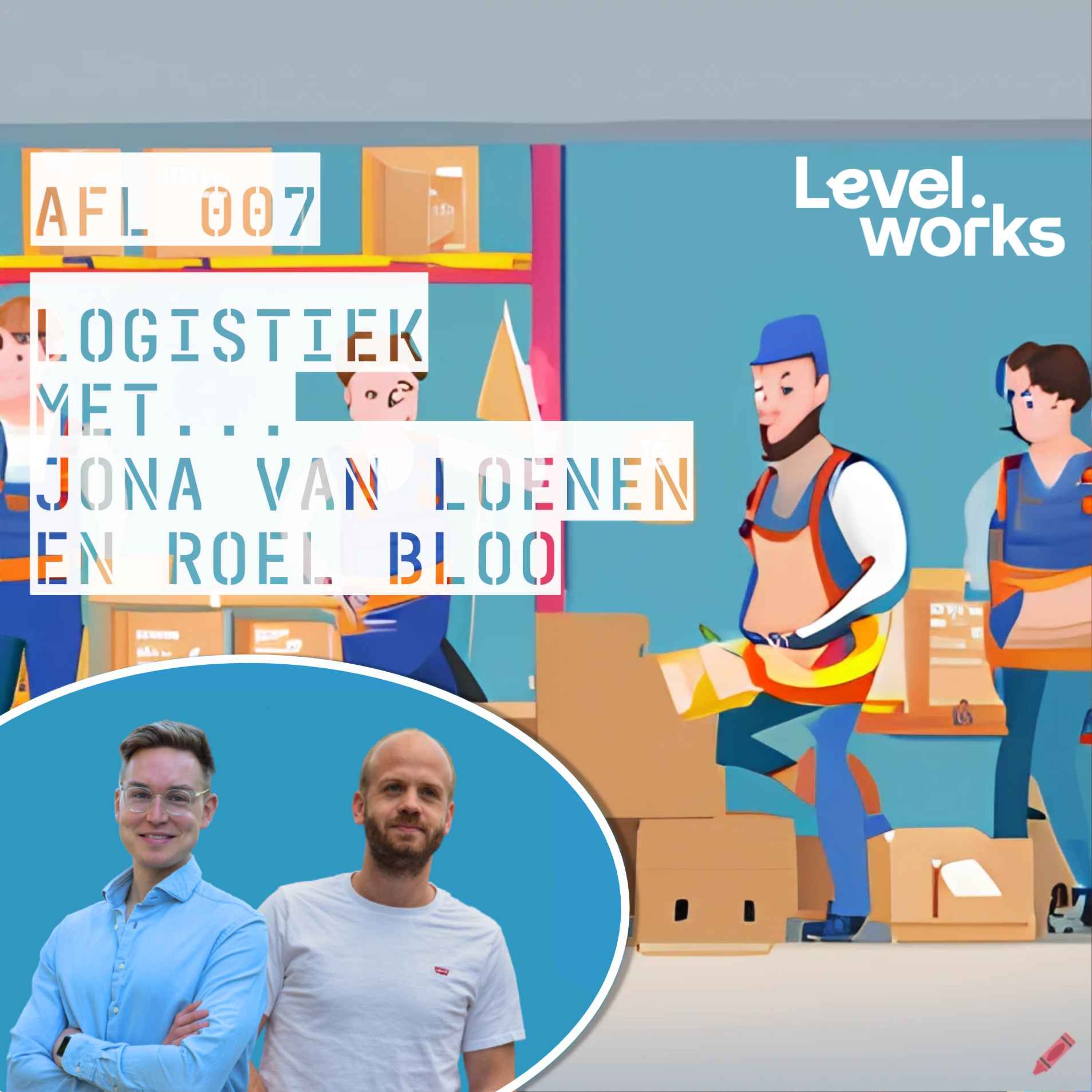 cover art for Over personeelstekorten in de logistiek... met Jona van Loenen en Roel Bloo