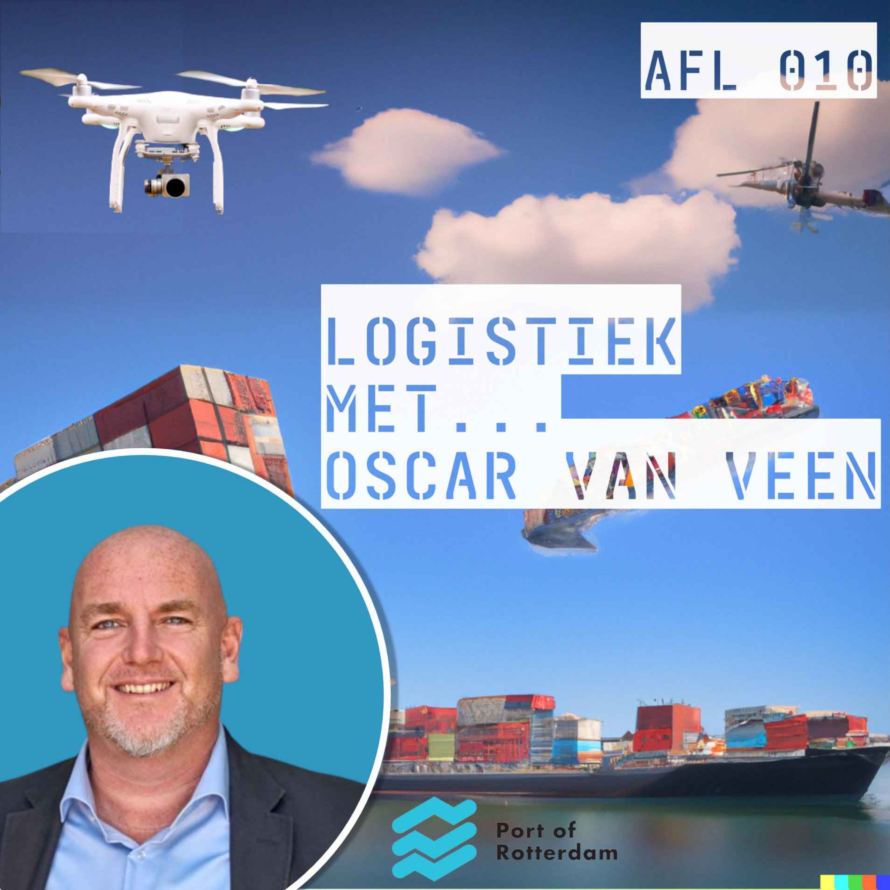 cover art for Over hoe de haven van Rotterdam de slimste van de wereld wordt... met Oscar van Veen