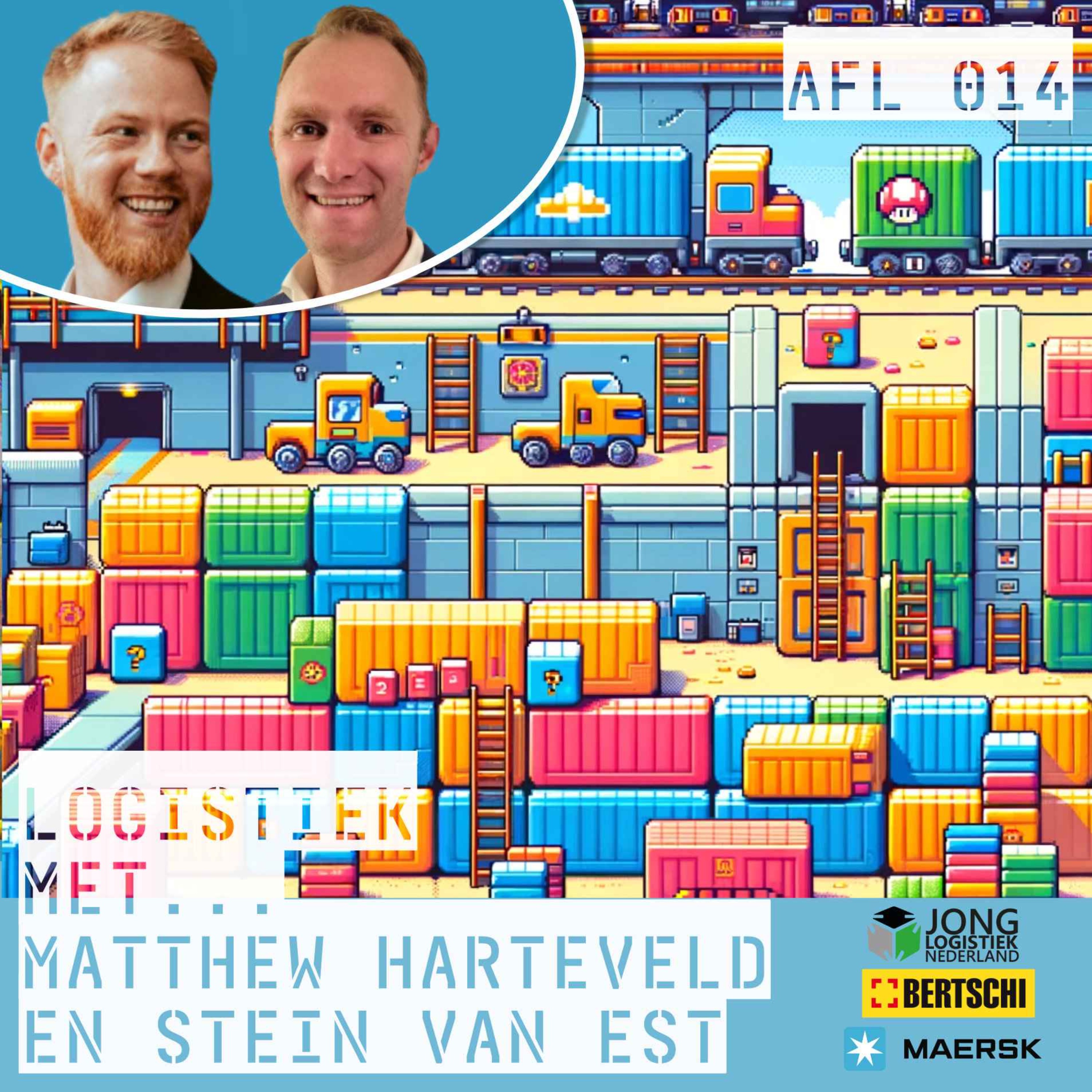 cover art for Over werken en carrière maken in de logistiek... met Matthew Harteveld en Stein van Est