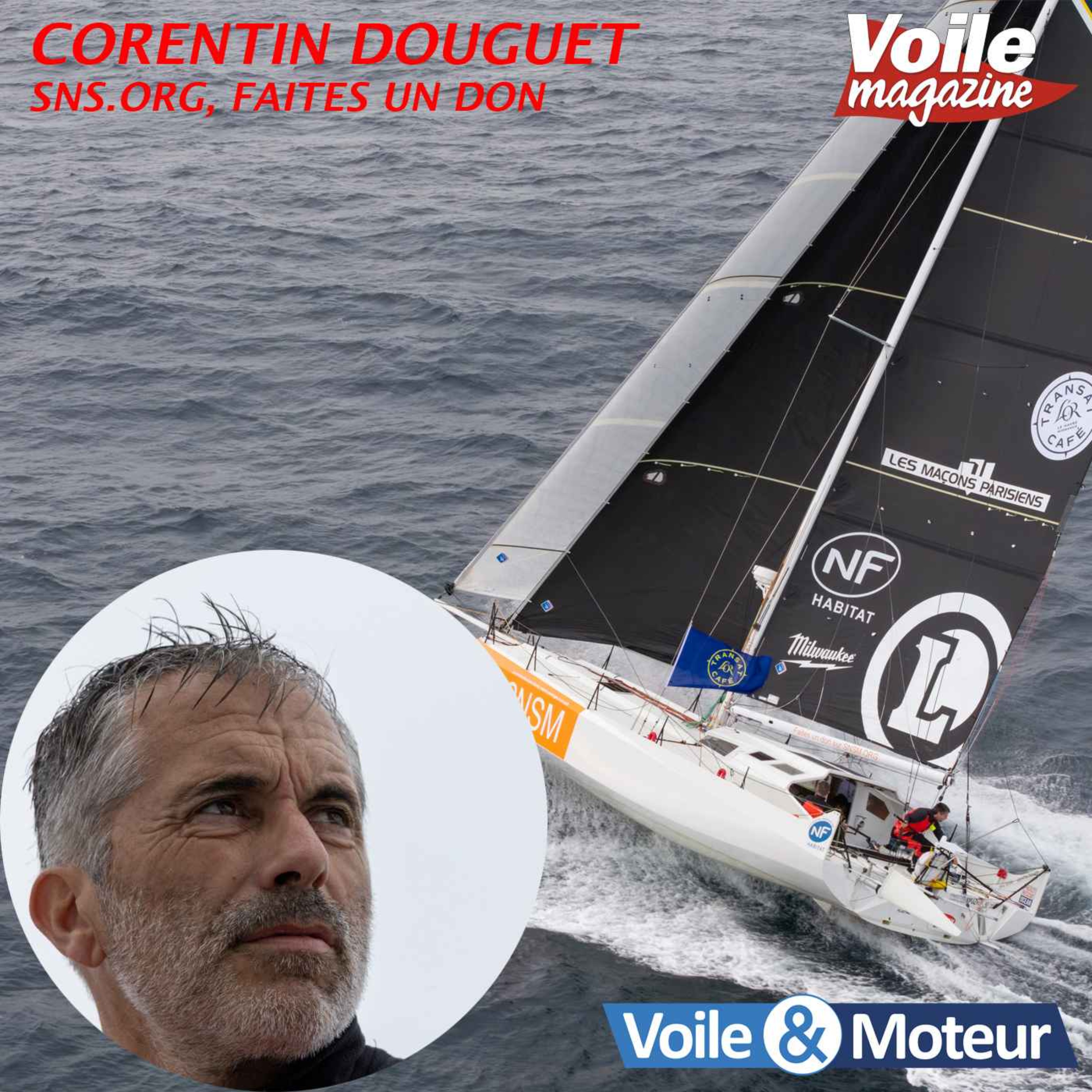Corentin Douguet raconte son nouveau Class40 au micro de Paul Gury
