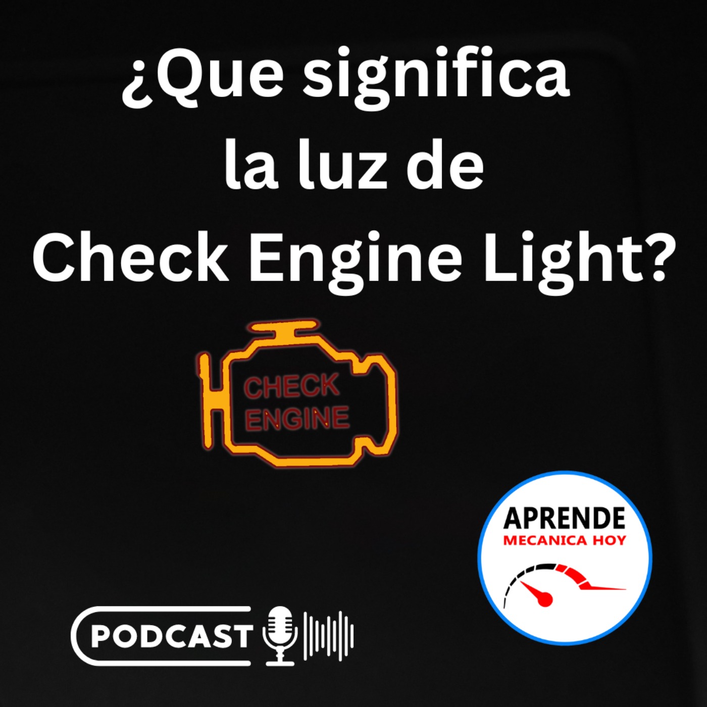 ¿Que significa la luz de Check Engine?