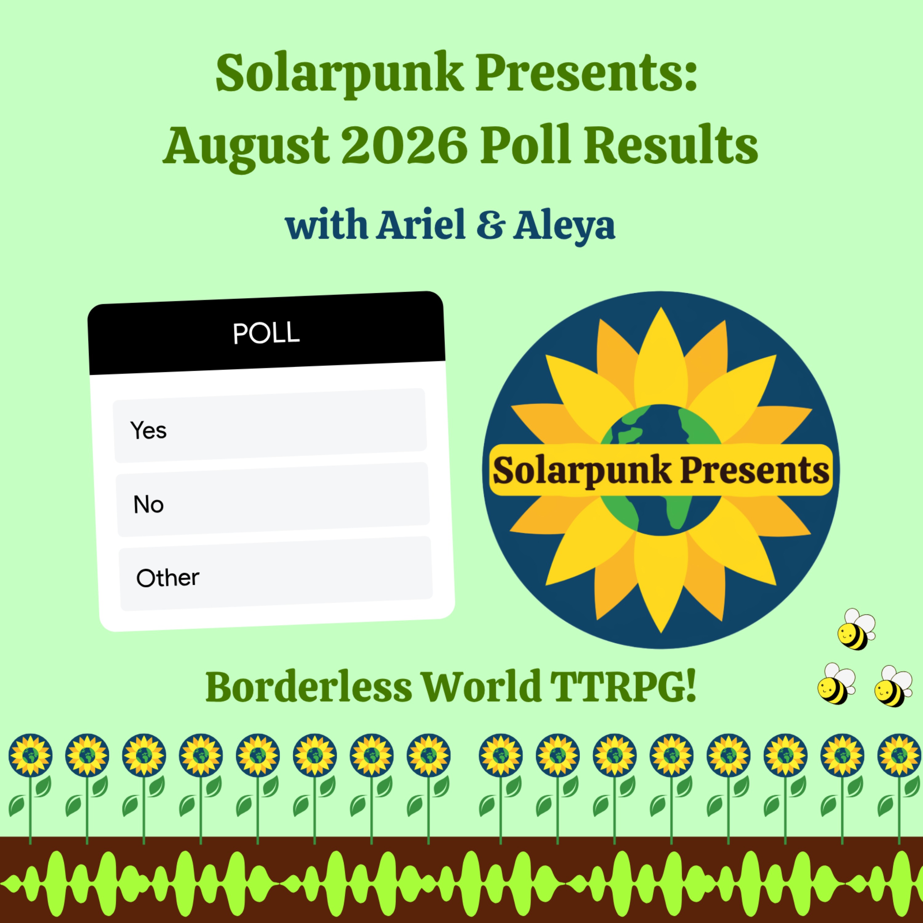  - August 2026 Poll Results Summary: Borderless World Trail TTRPG!