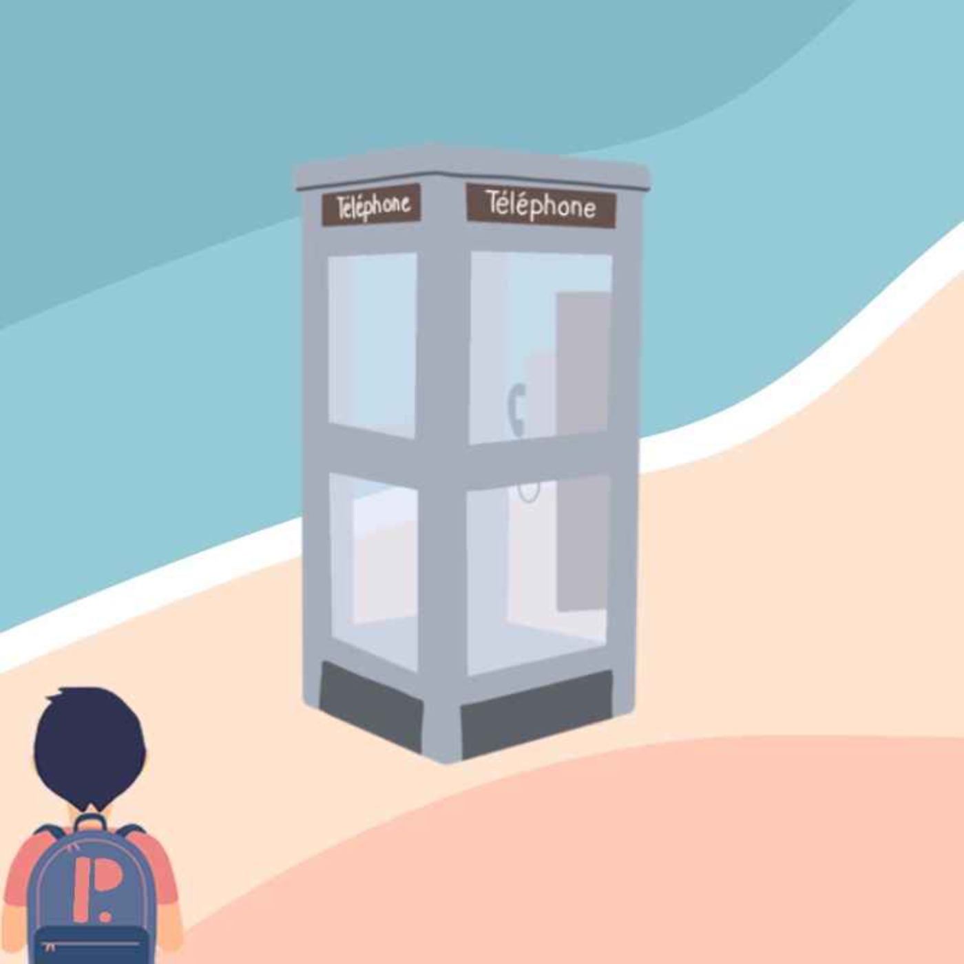 Cabine téléphonique, un dinosaure à Talence