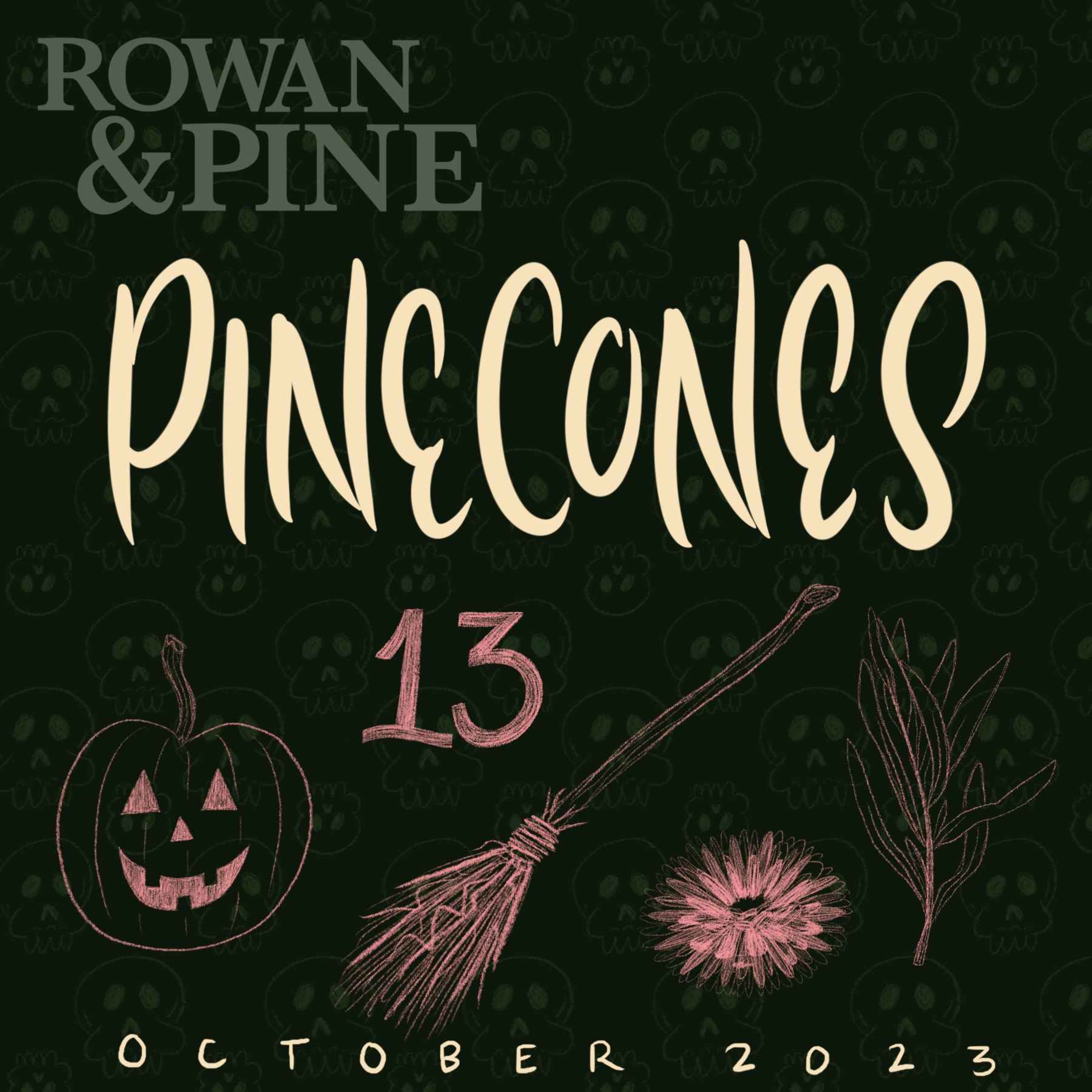 Pine Cones: Jack O'Lantern | Rowan & Pine Spooky Shorts