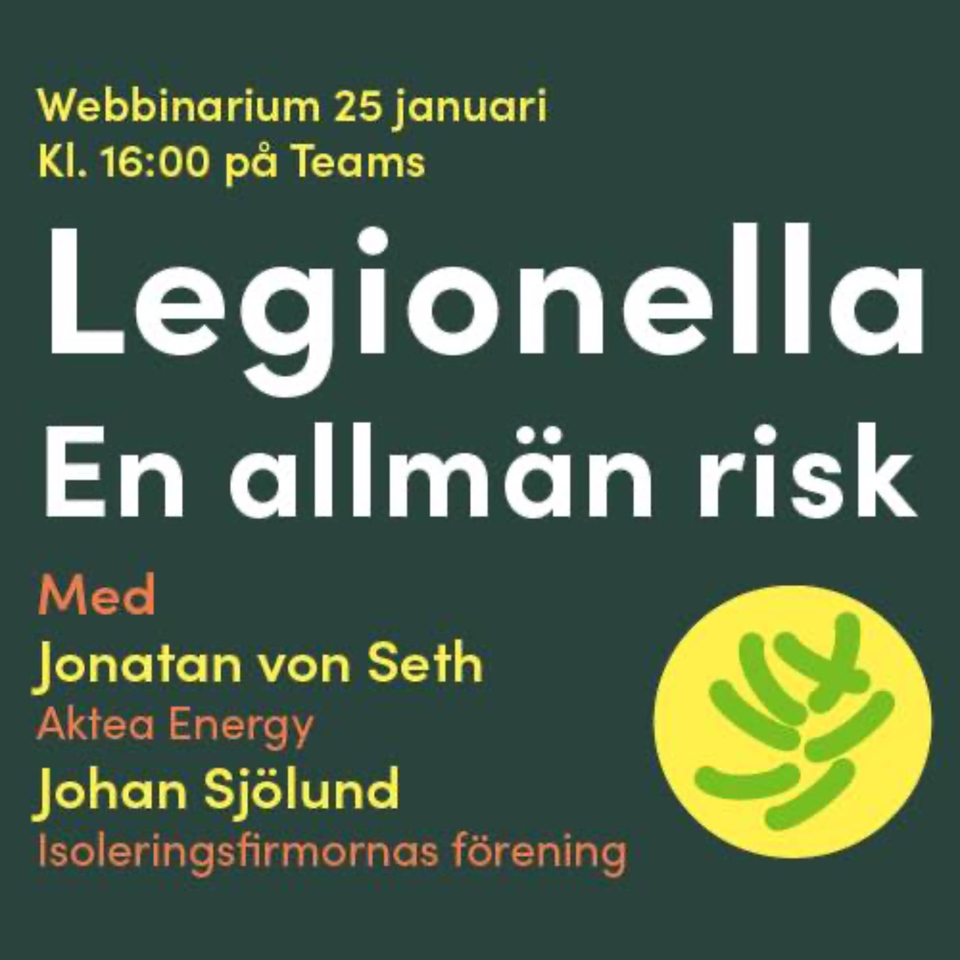 Legionella: en allmän risk