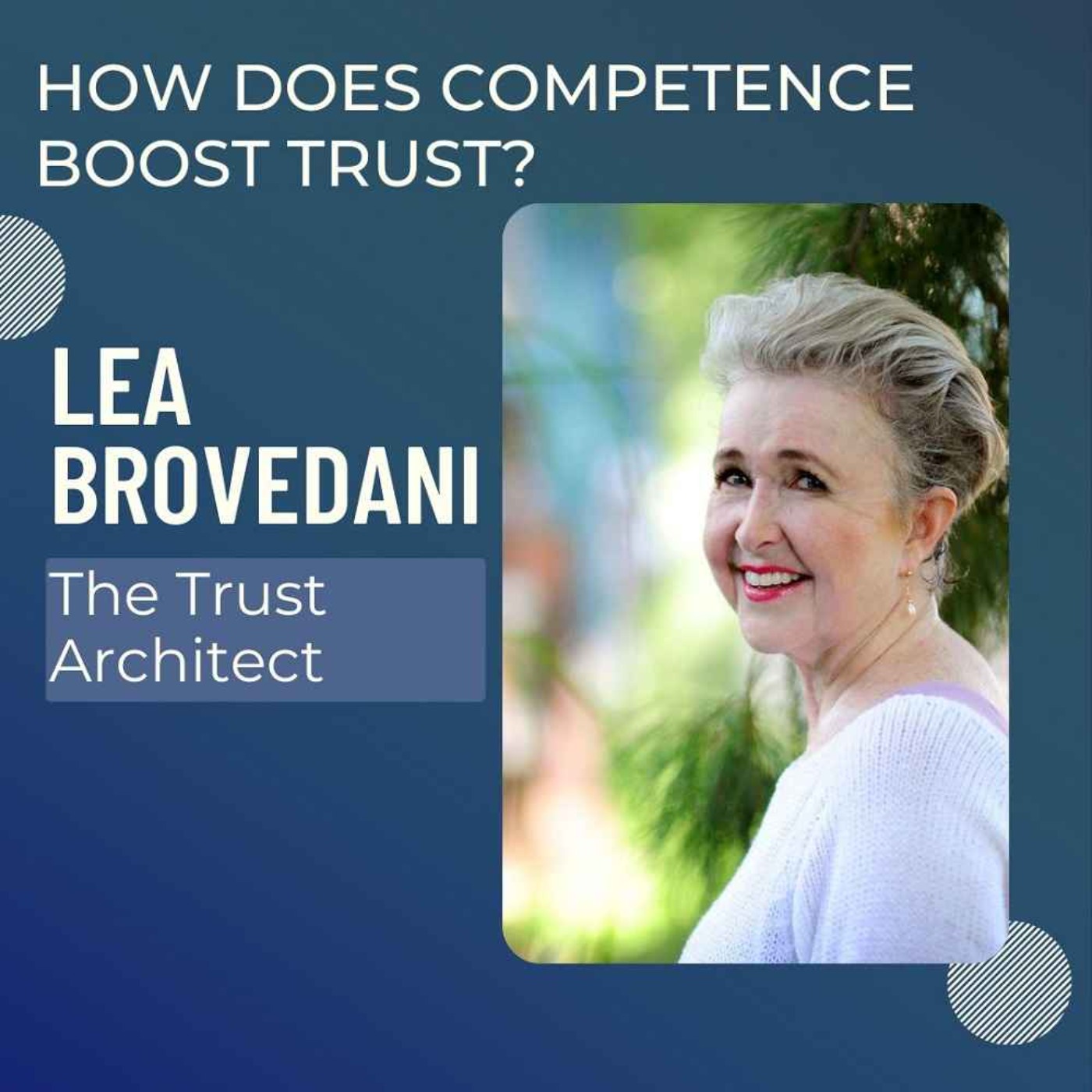 cover art for Lea Brovedani - How Does Competence Boost Trust?