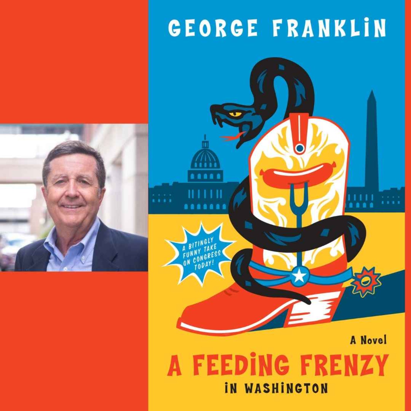 cover art for Author George Franklin - A Feeding Frenzy in Washington