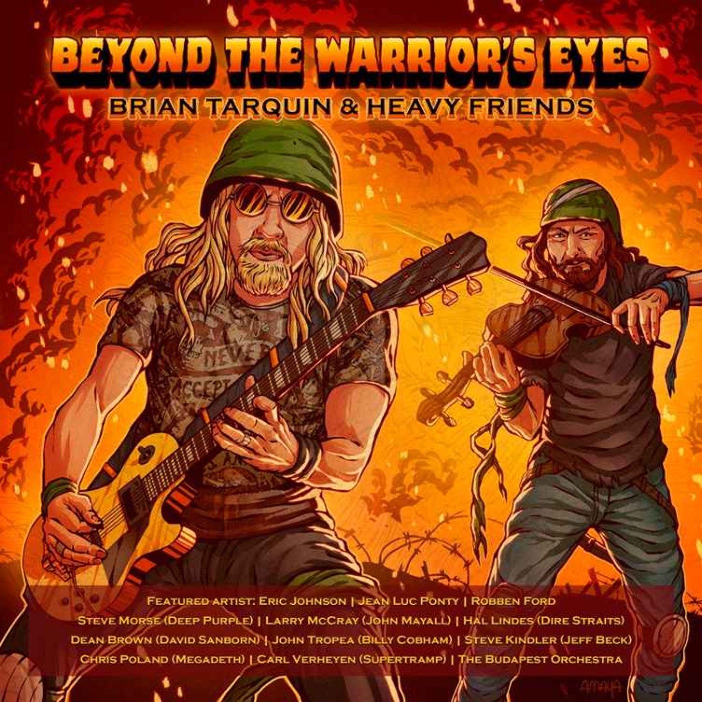 cover art for Brian Tarquin - Beyond the Warrior's Eyes Album