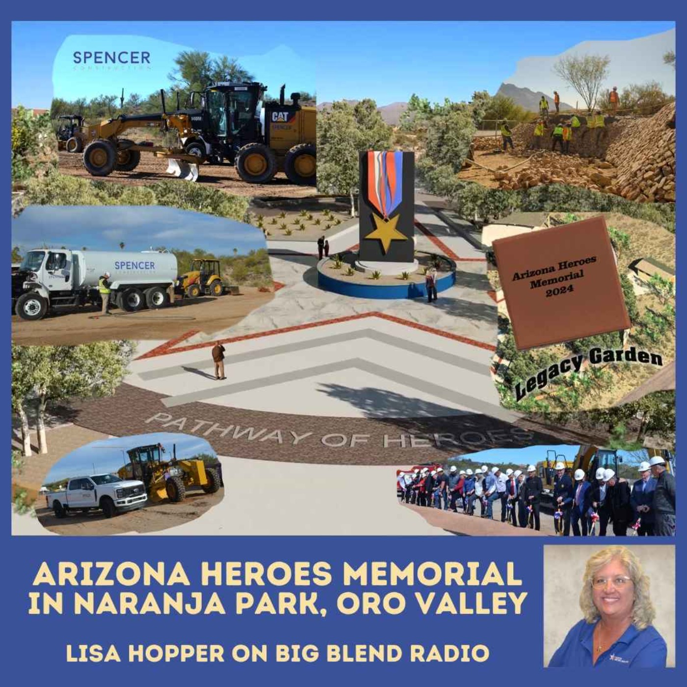 cover art for Lisa Hopper - Arizona Heroes Memorial in Oro Valley
