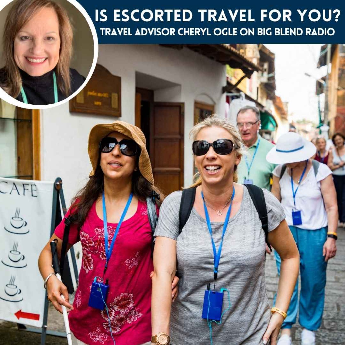 cover art for Cheryl Ogle - Is Escorted Travel for You?