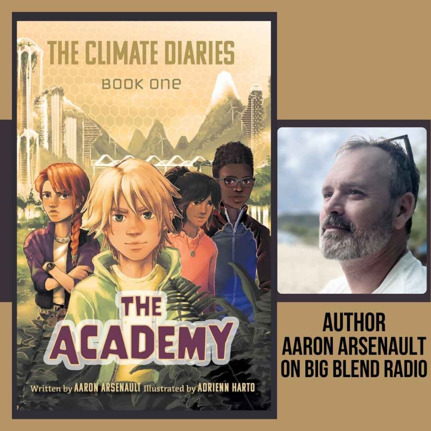 cover art for Author Aaron Arsenault - The Climate Diaries