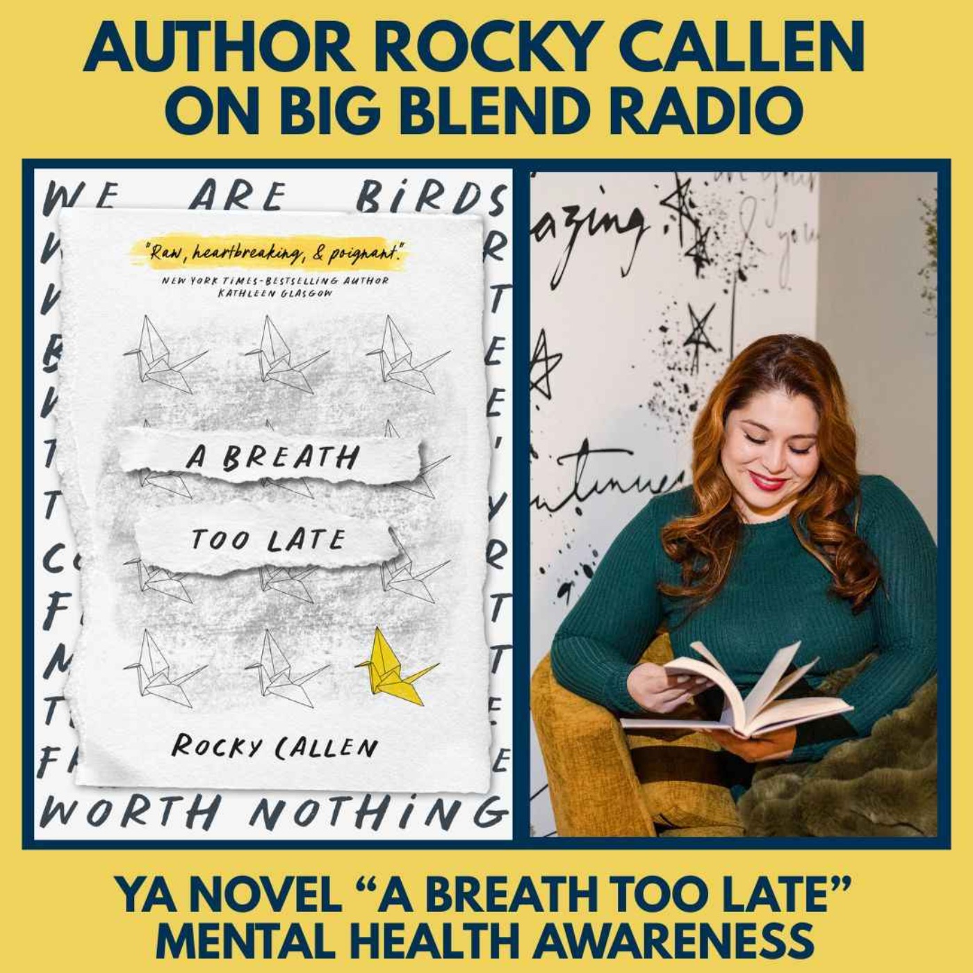 Author Rocky Callen: A Breath Too Late YA Novel episode artwork