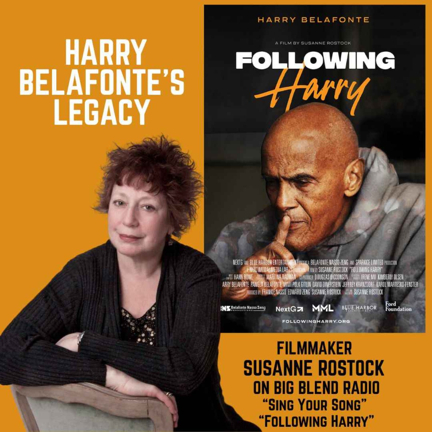 Filmmaker Susanne Rostock – Harry Belafonte’s Legacy episode artwork