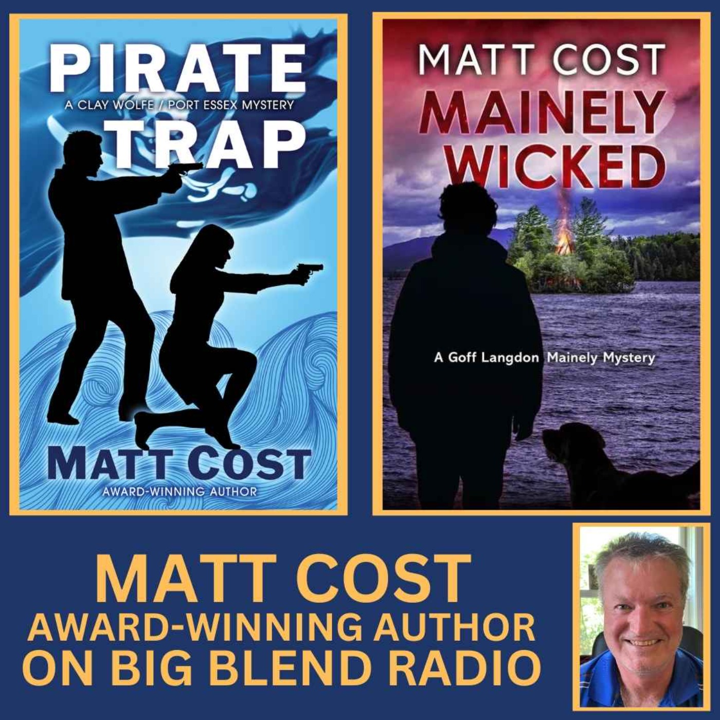 Author Matt Cost - Pirate Trap and Mainly Wicked