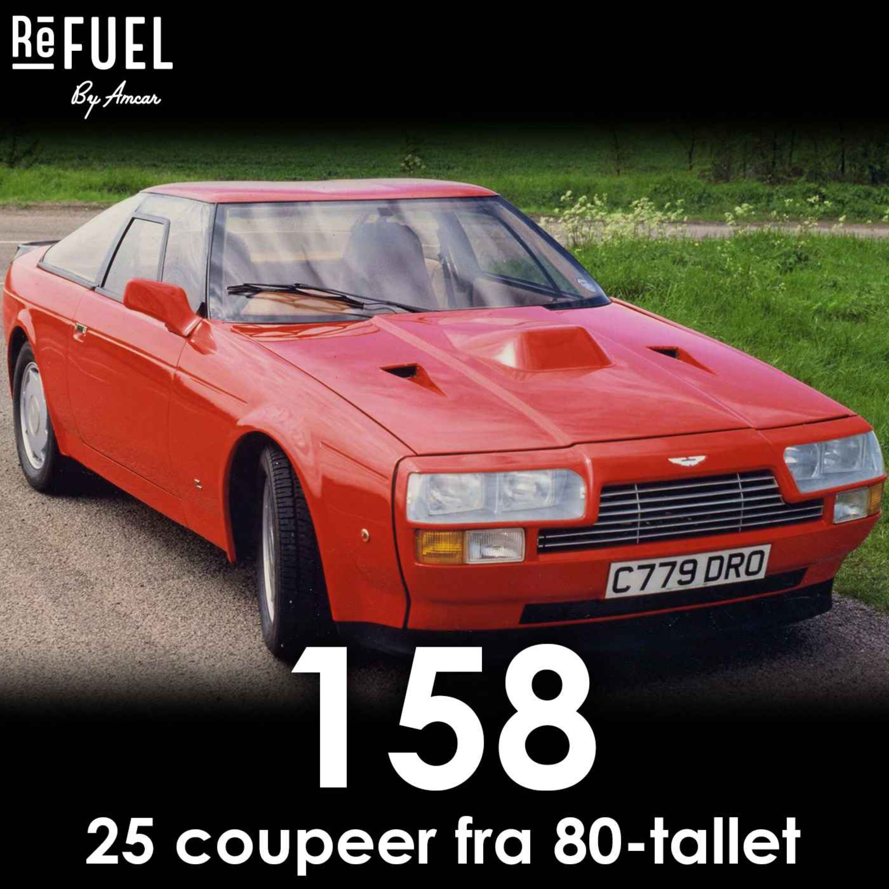 #158 - 25 coupeer fra 80-tallet