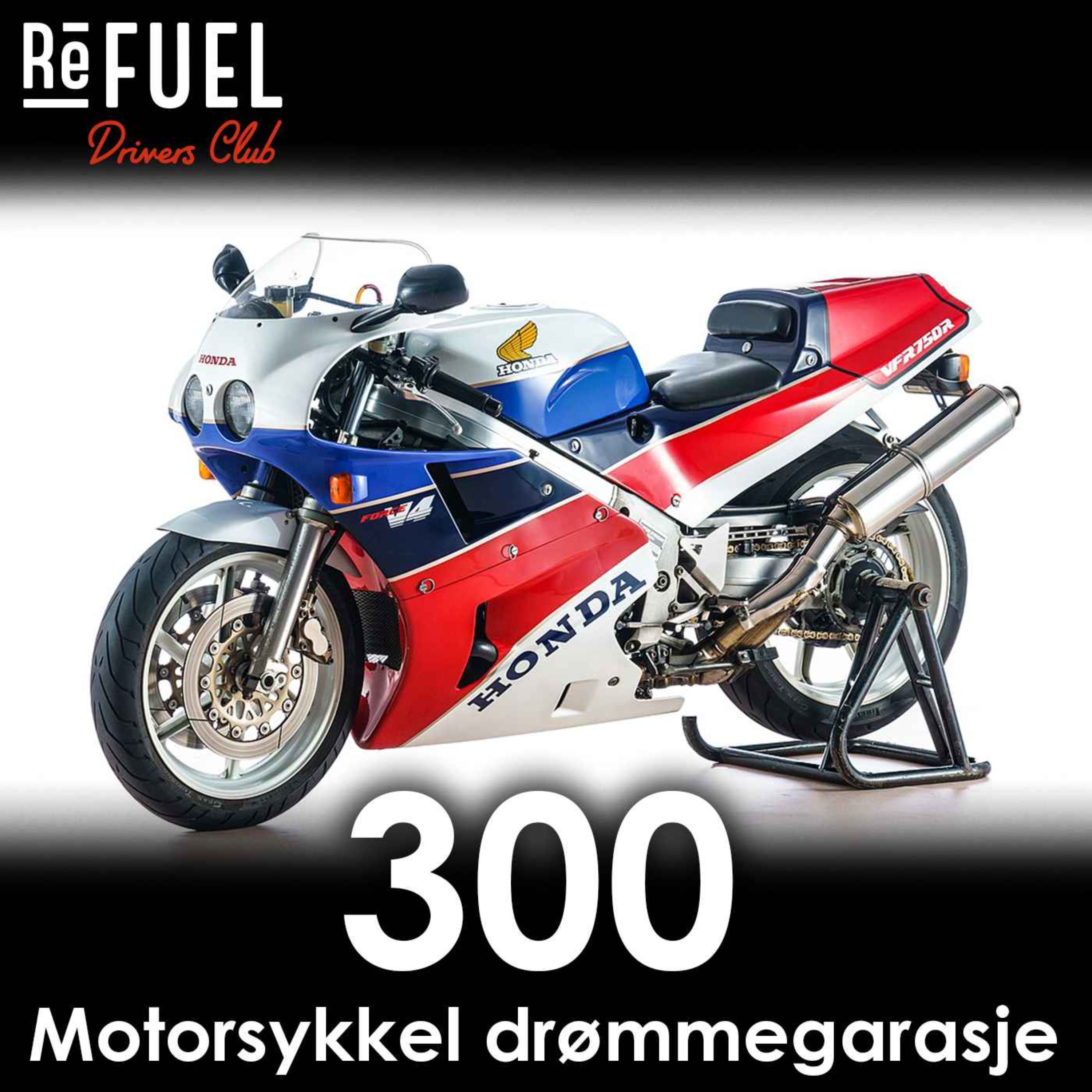 #300 - Motorsykkel drømmegarasje episode artwork